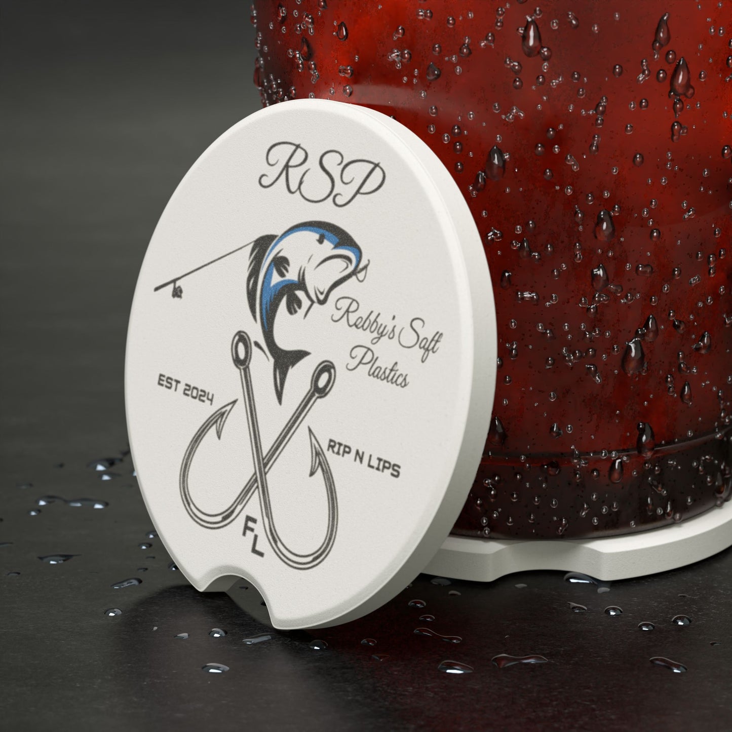 "RSP Logo" Car Coaster - RSP Soapstone Car Coasters