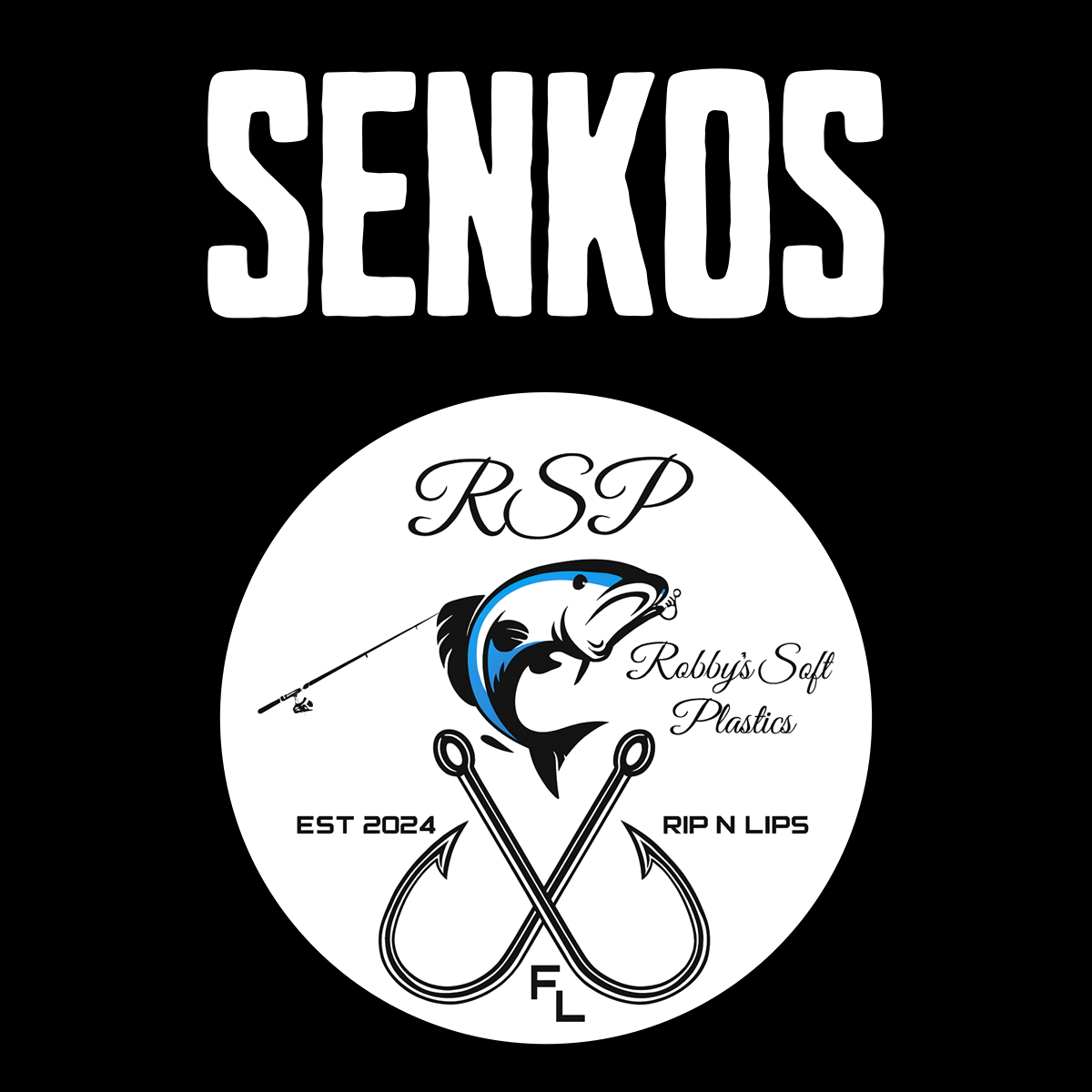 Orange Soft Plastic Senkos (8-Pack)