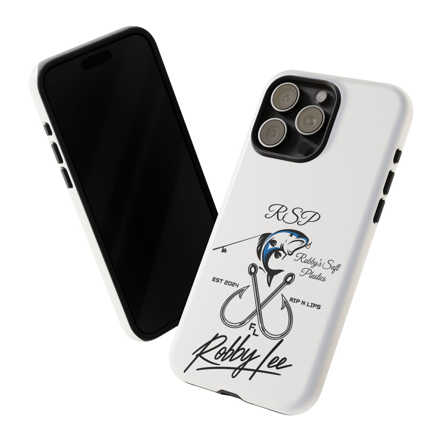 Fishing Logo Phone Case — “Robby Lee” Tough Cases Protective iPhone Cover