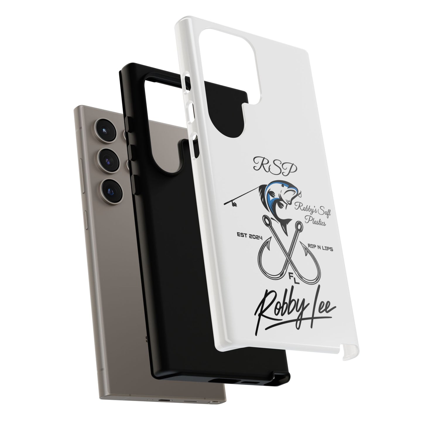 Fishing Logo Phone Case — “Robby Lee” Tough Cases Protective iPhone Cover