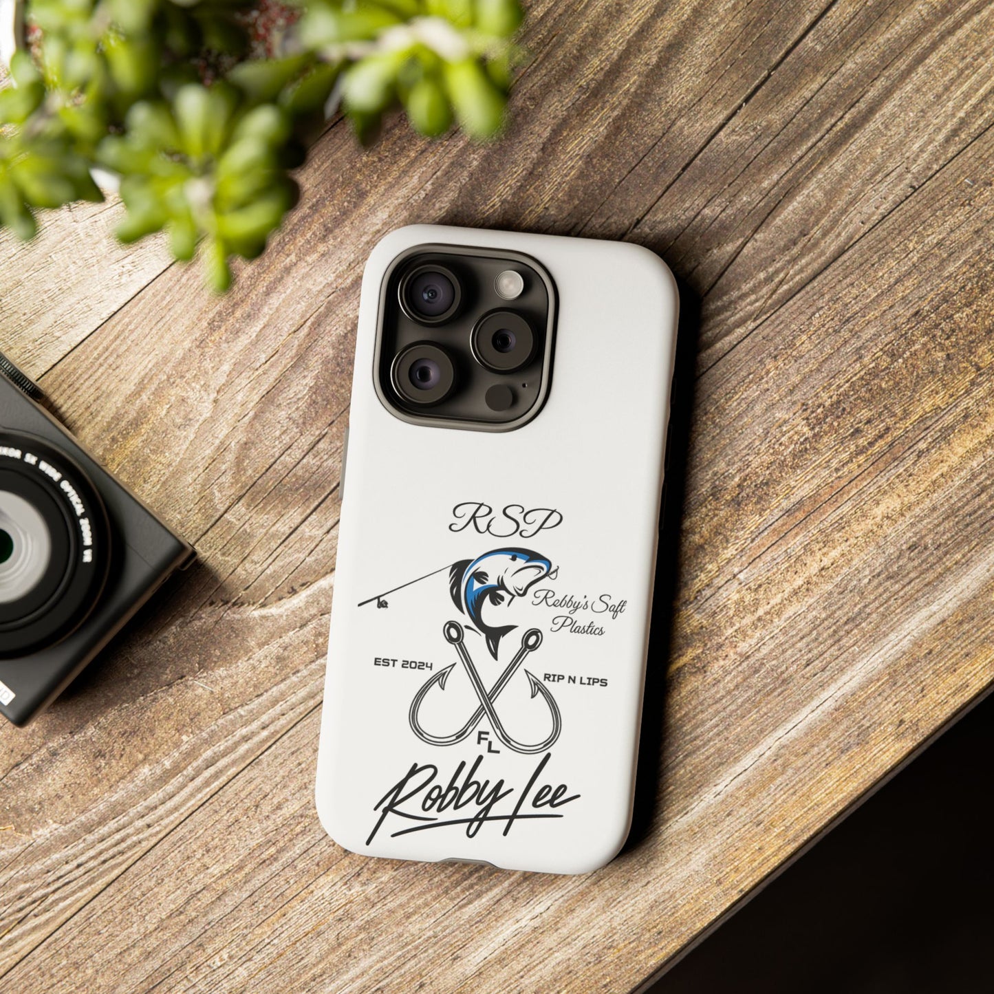 Fishing Logo Phone Case — “Robby Lee” Tough Cases Protective iPhone Cover