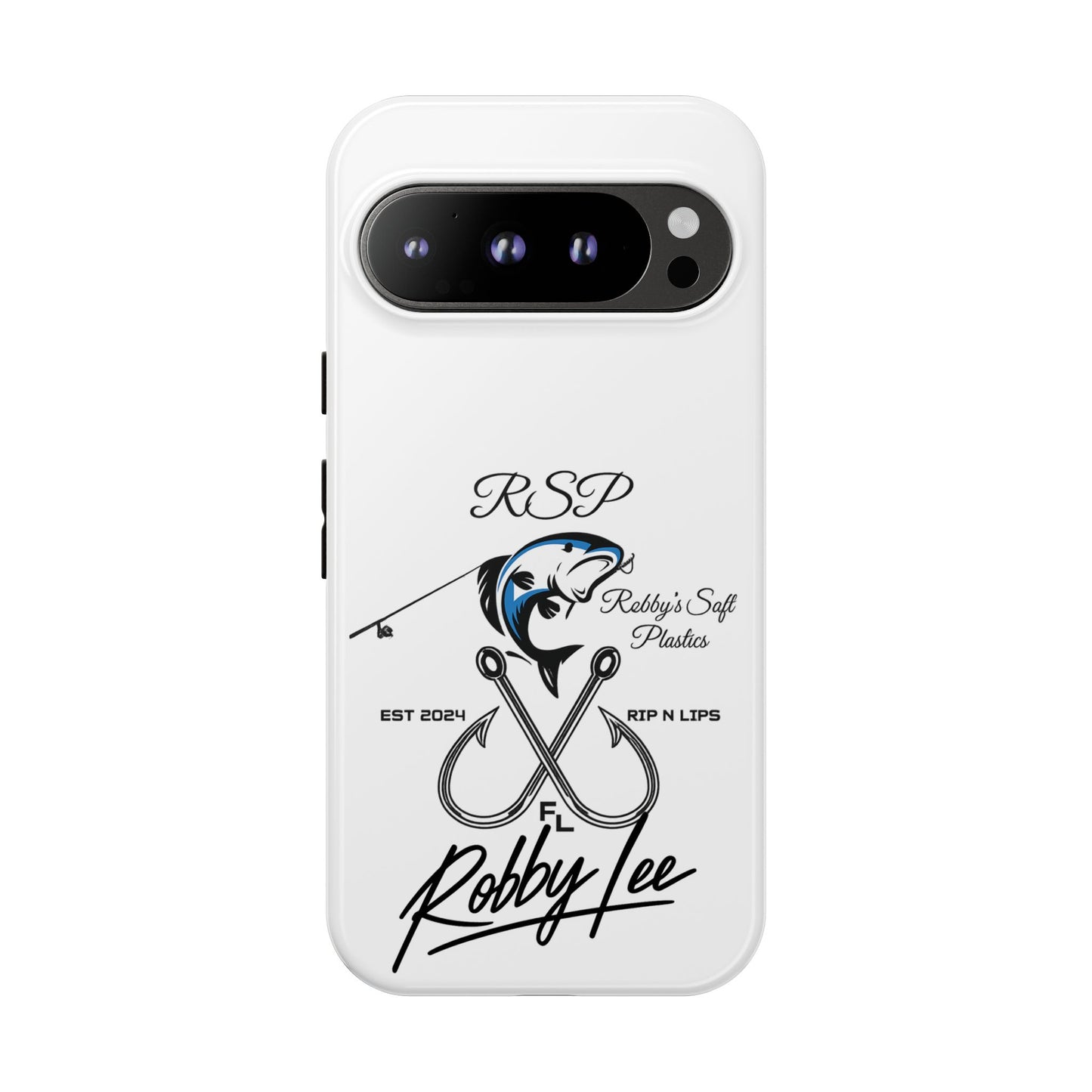 Fishing Logo Phone Case — “Robby Lee” Tough Cases Protective iPhone Cover