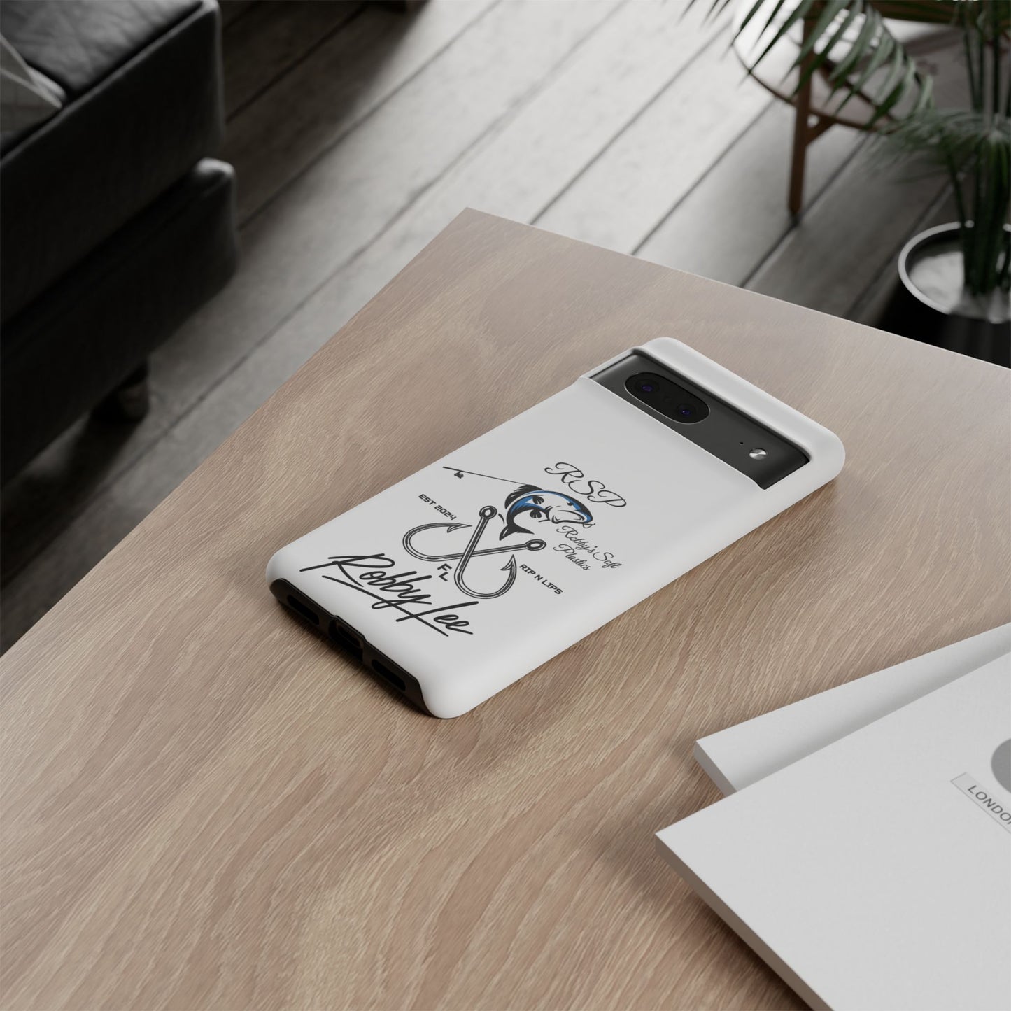 Fishing Logo Phone Case — “Robby Lee” Tough Cases Protective iPhone Cover