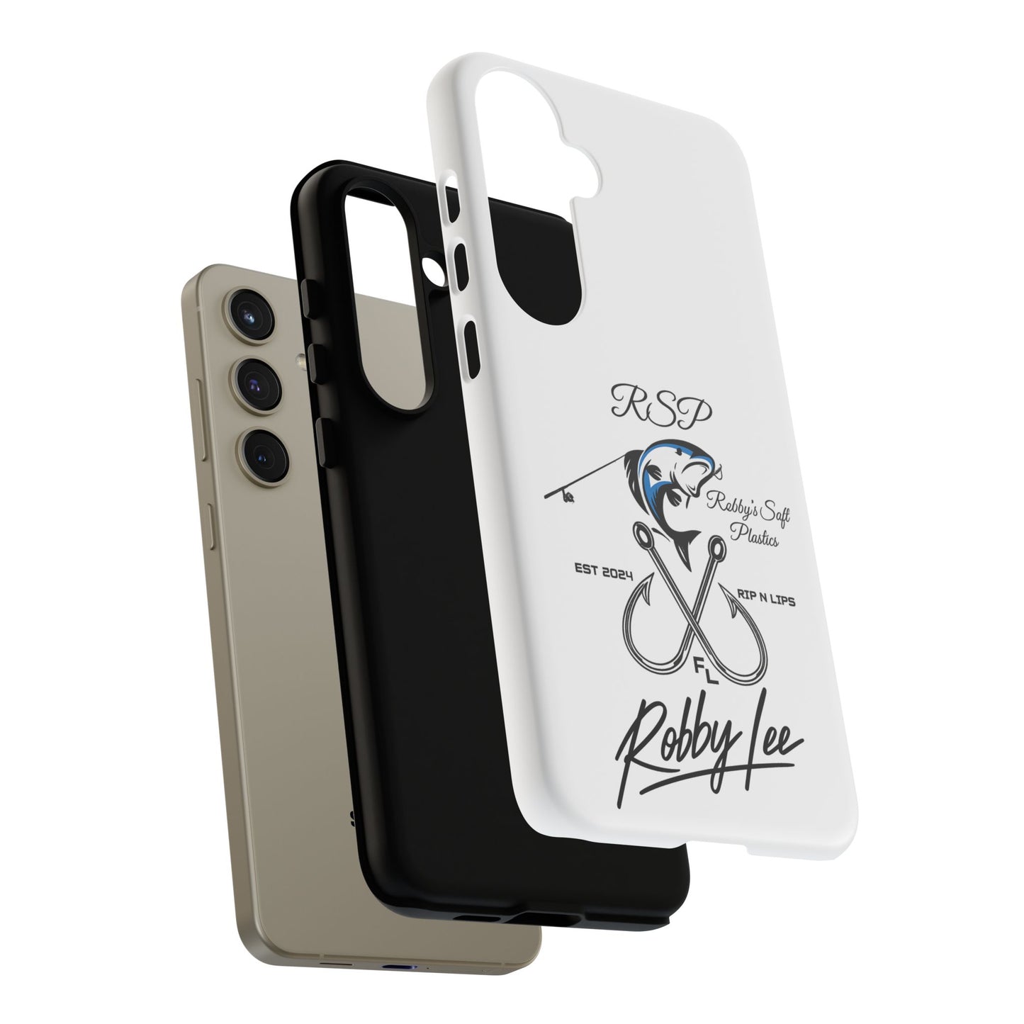 Fishing Logo Phone Case — “Robby Lee” Tough Cases Protective iPhone Cover