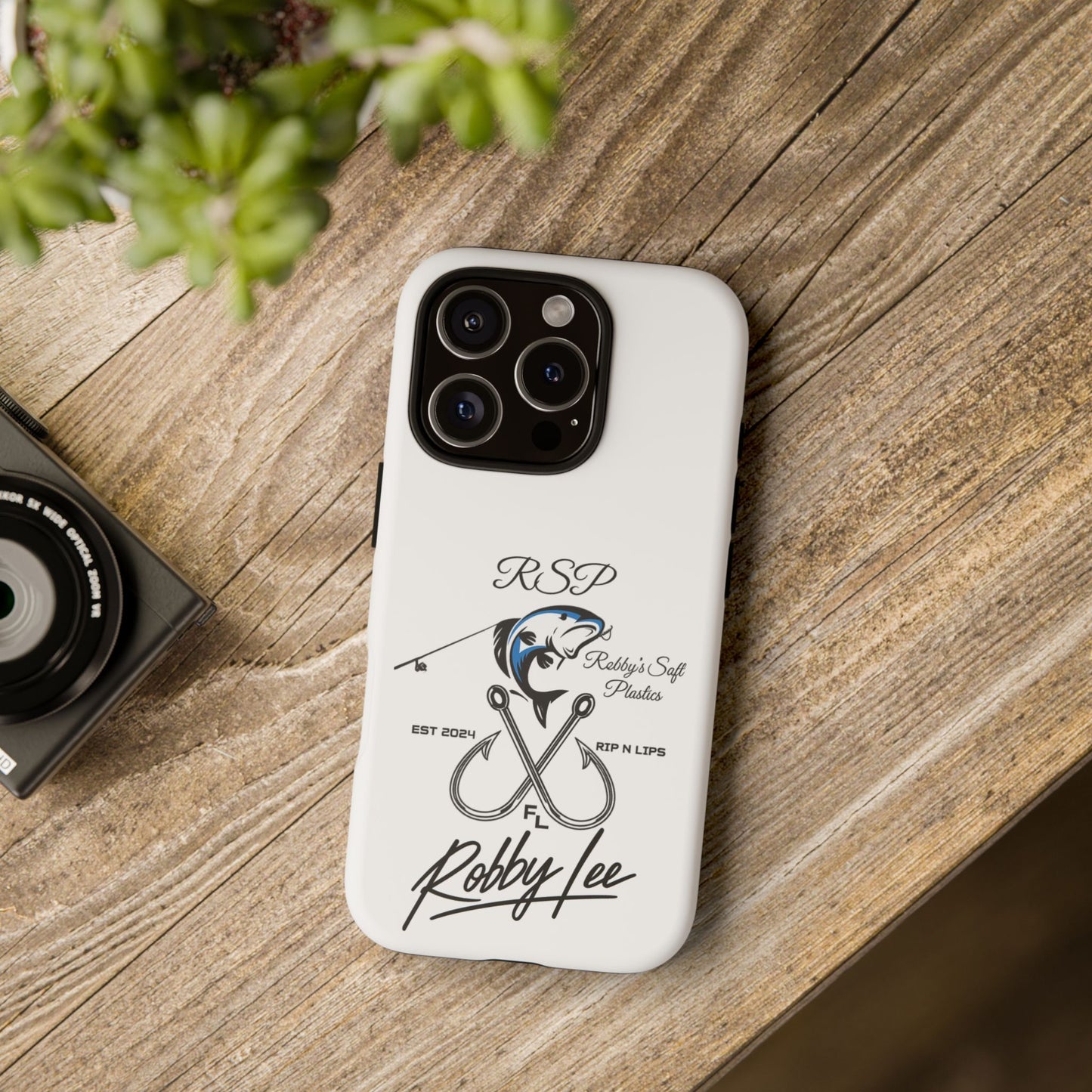 Fishing Logo Phone Case — “Robby Lee” Tough Cases Protective iPhone Cover