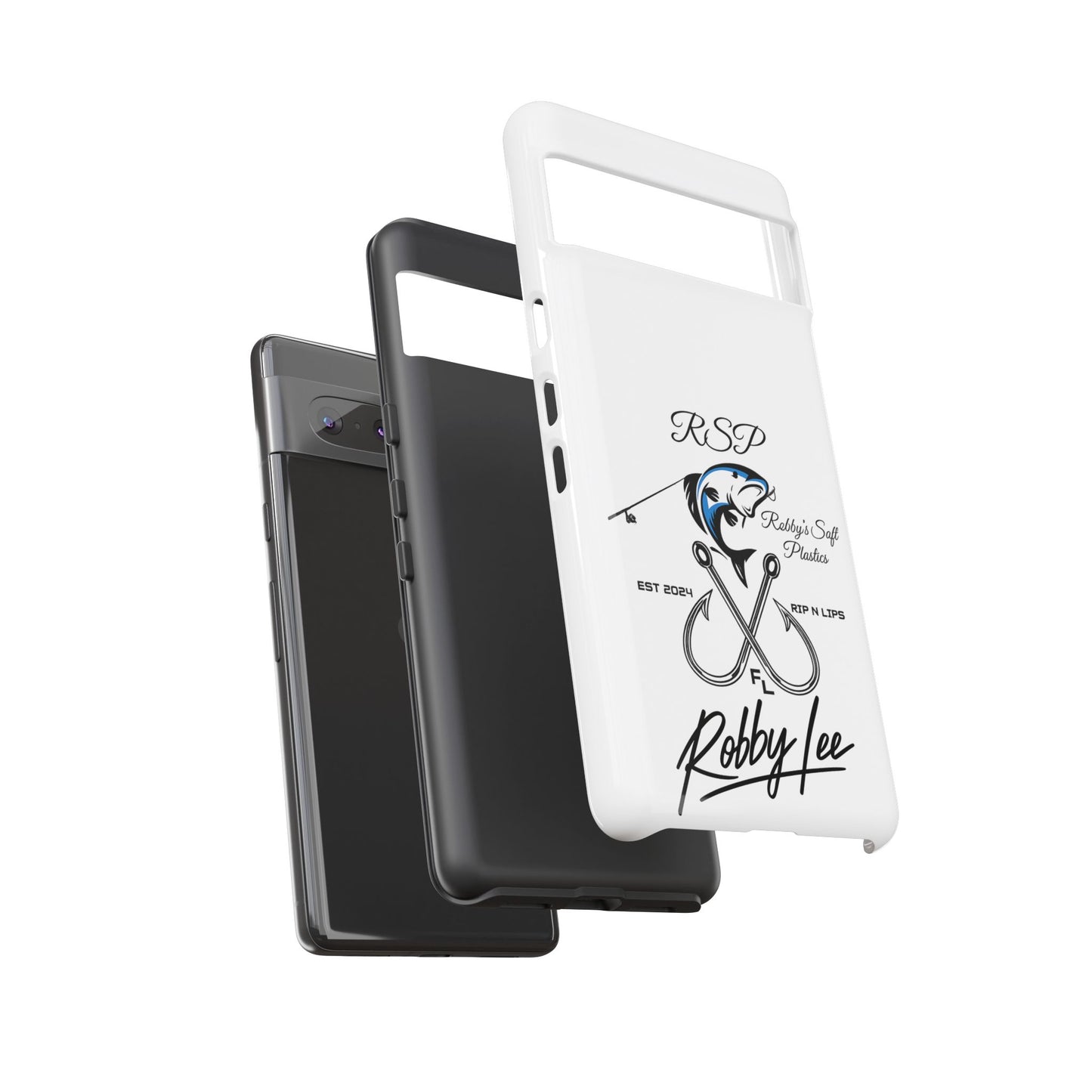 Fishing Logo Phone Case — “Robby Lee” Tough Cases Protective iPhone Cover