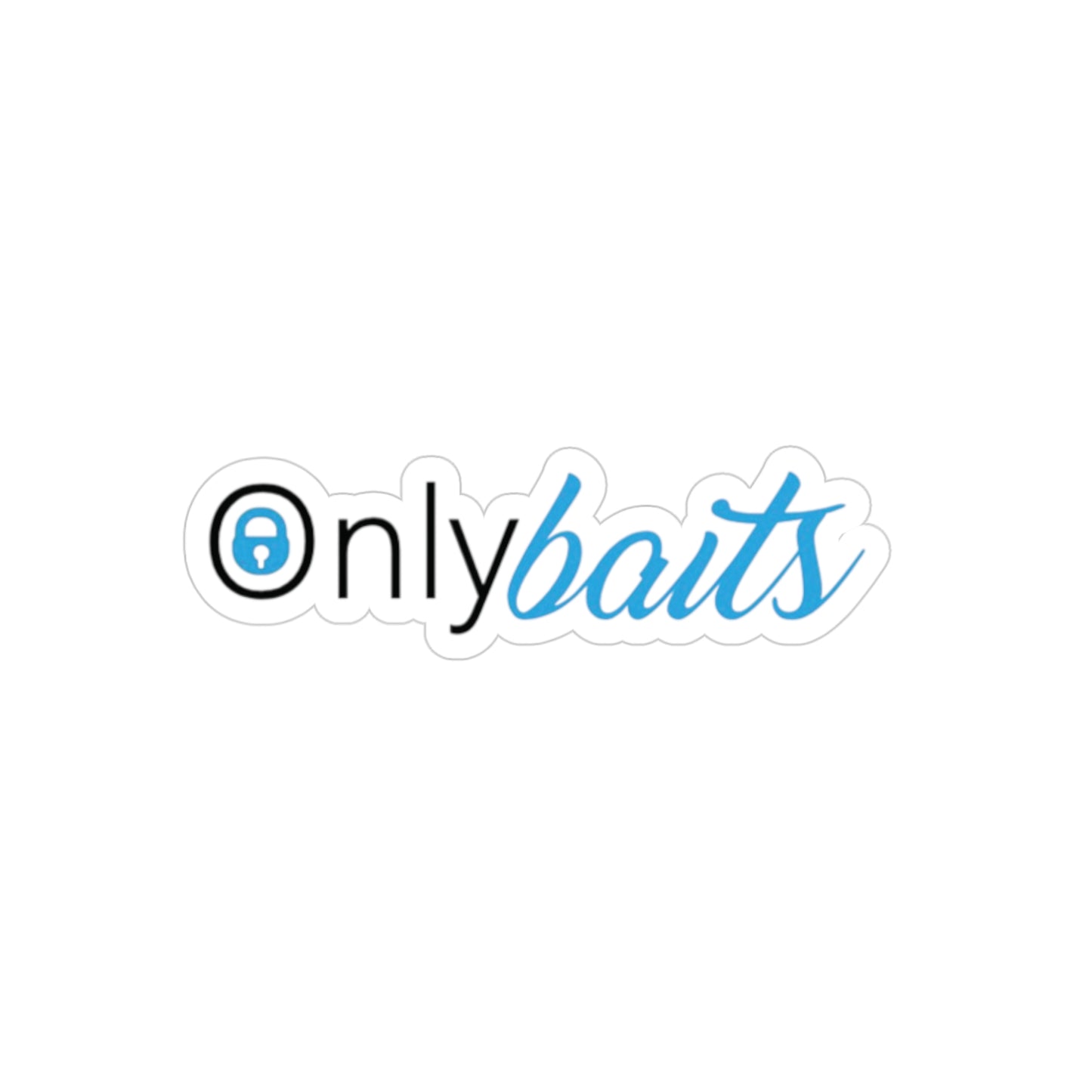 Only baits waterproof Stickers