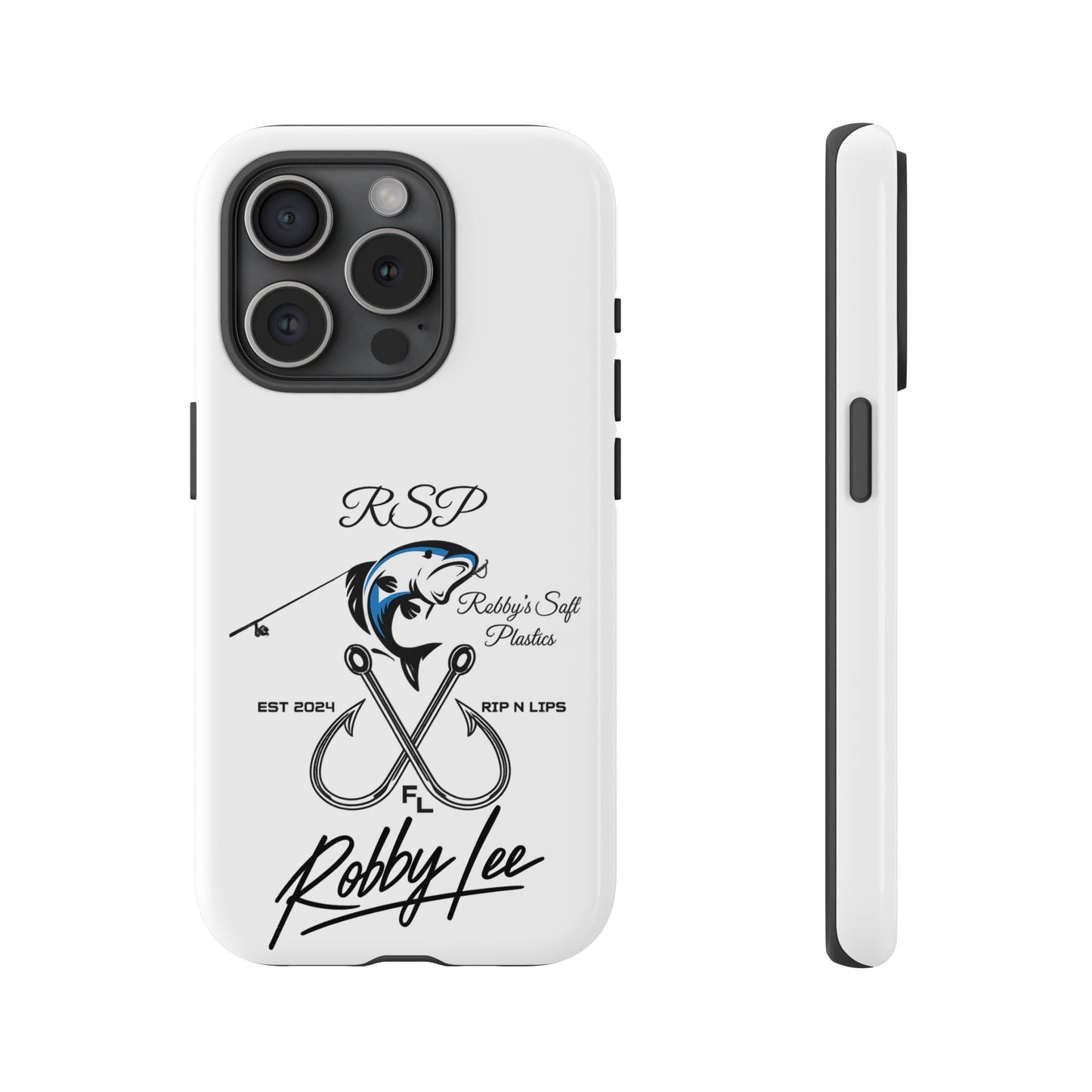 Fishing Logo Phone Case — “Robby Lee” Tough Cases Protective iPhone Cover