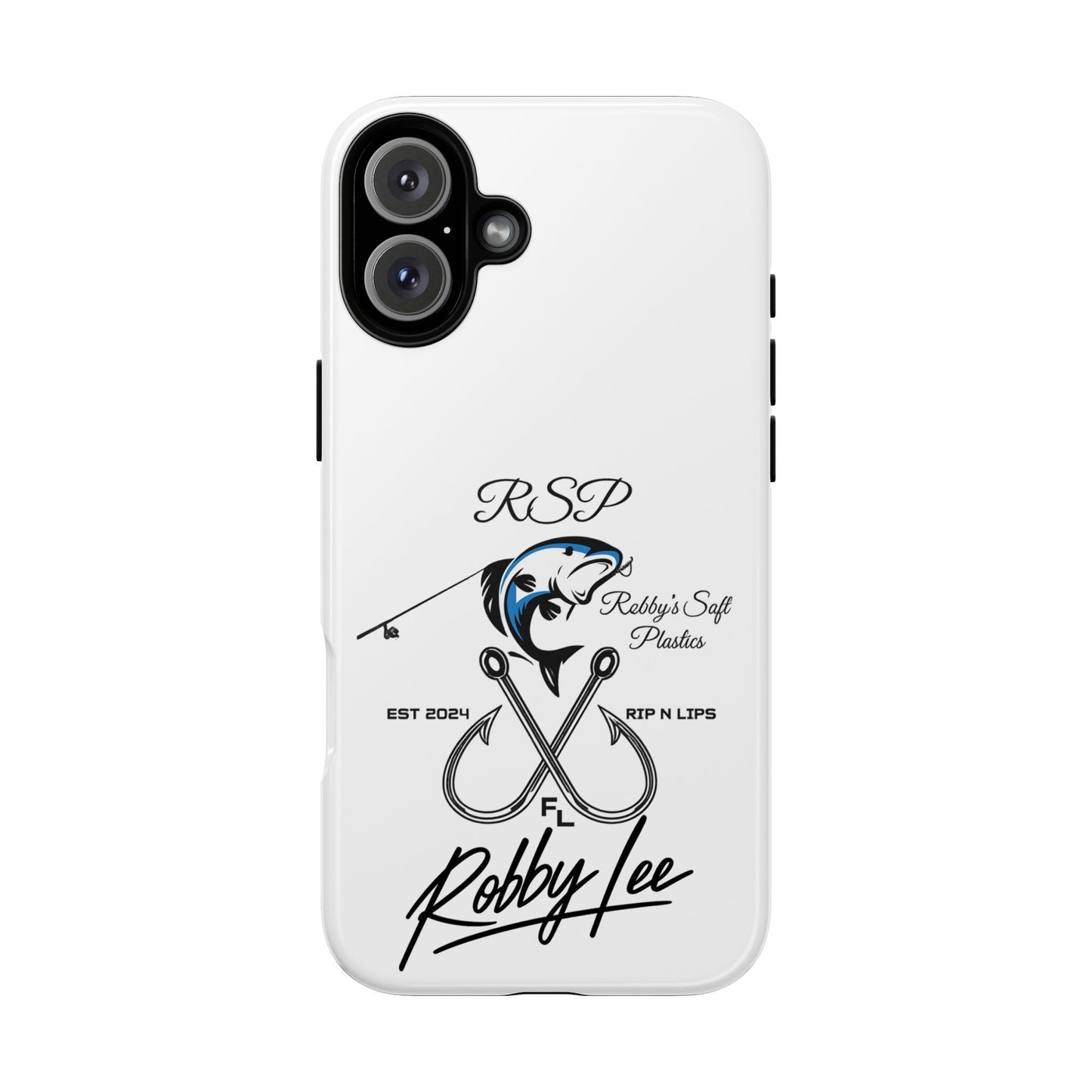 Fishing Logo Phone Case — “Robby Lee” Tough Cases Protective iPhone Cover