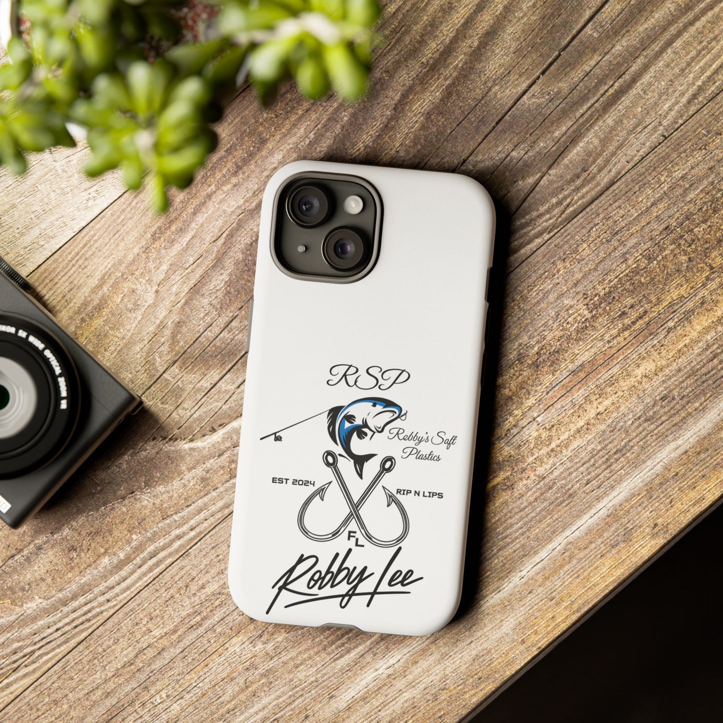Fishing Logo Phone Case — “Robby Lee” Tough Cases Protective iPhone Cover