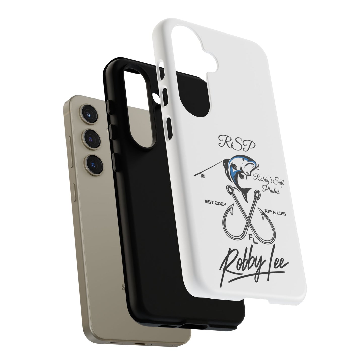 Fishing Logo Phone Case — “Robby Lee” Tough Cases Protective iPhone Cover