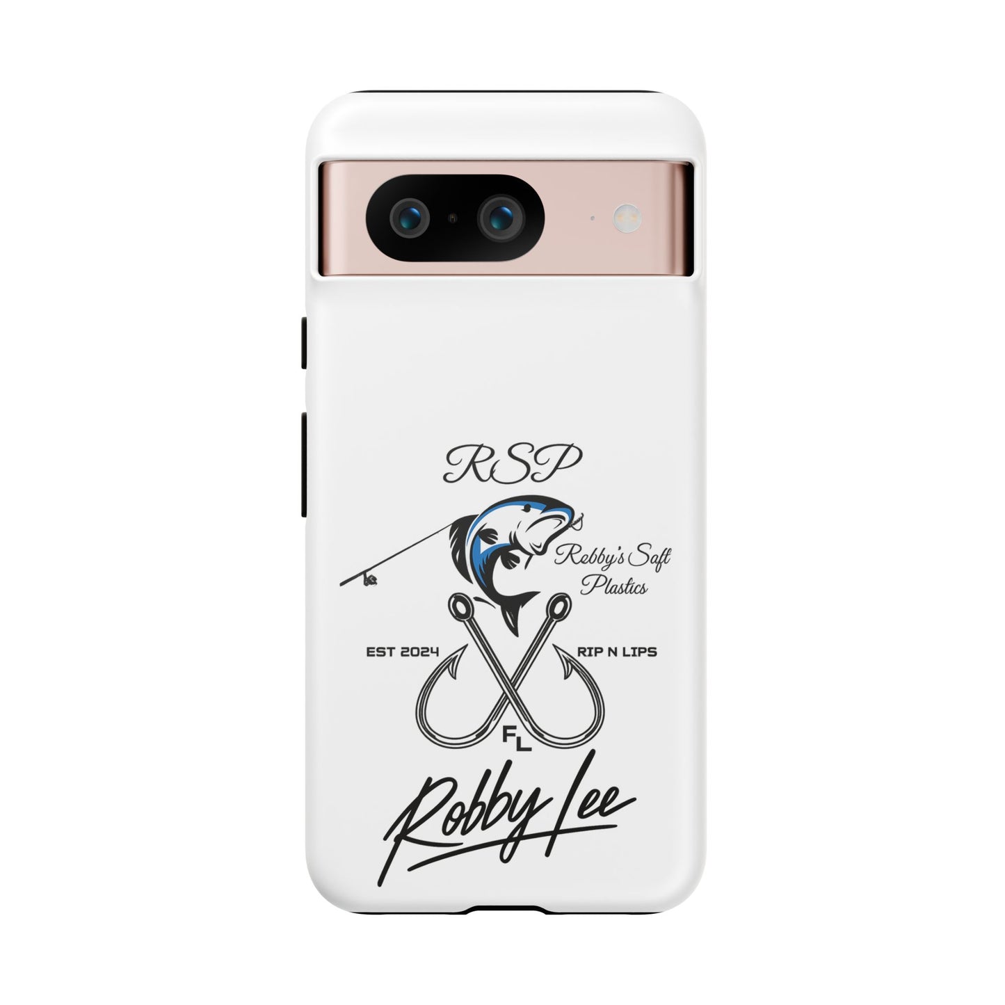 Fishing Logo Phone Case — “Robby Lee” Tough Cases Protective iPhone Cover