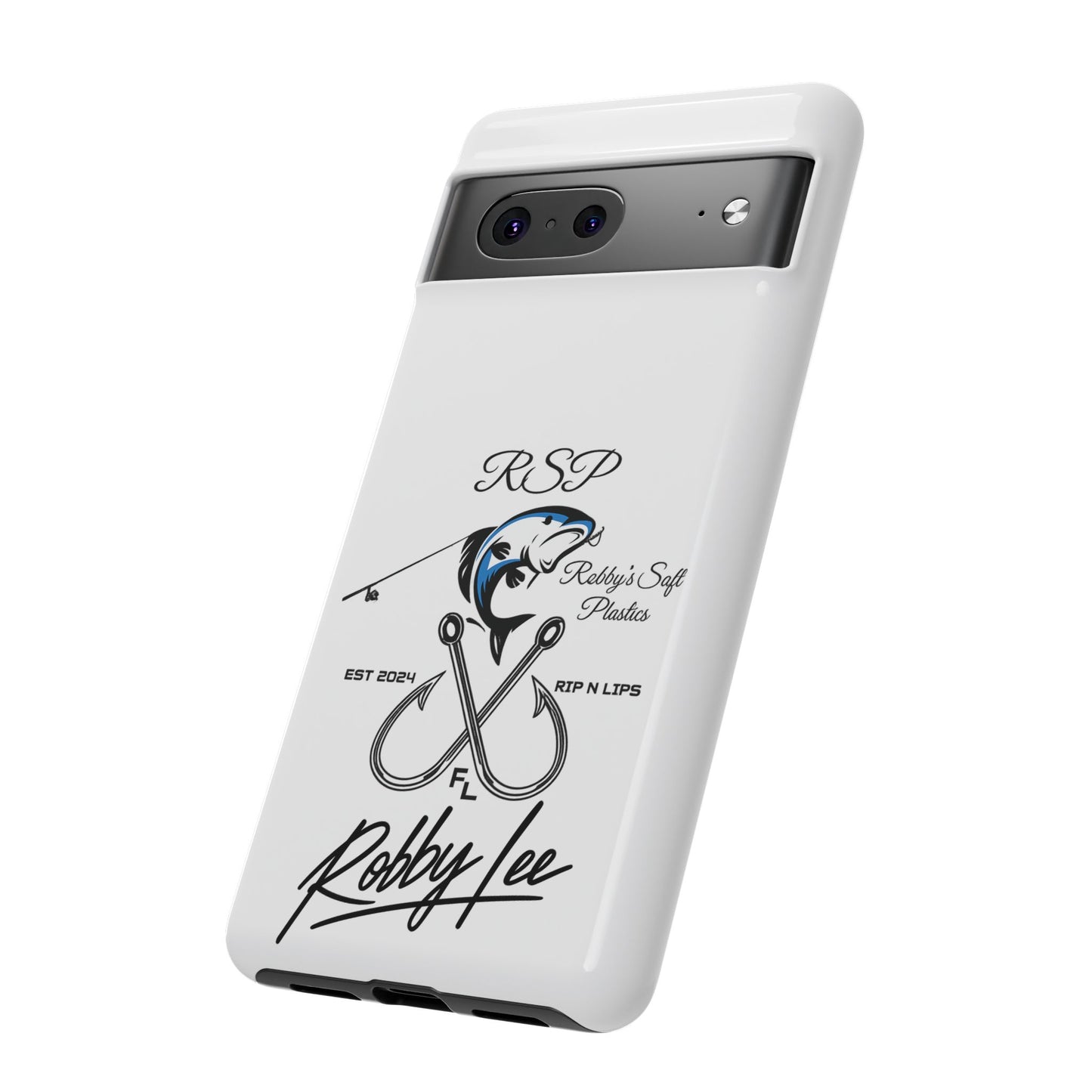 Fishing Logo Phone Case — “Robby Lee” Tough Cases Protective iPhone Cover