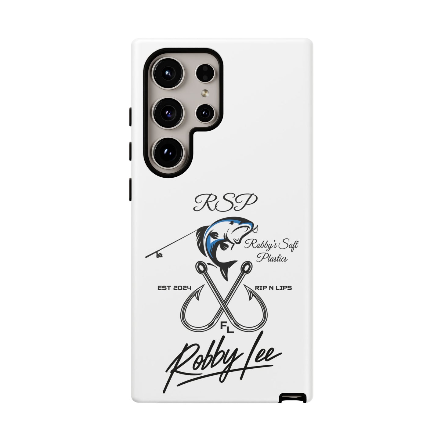 Fishing Logo Phone Case — “Robby Lee” Tough Cases Protective iPhone Cover