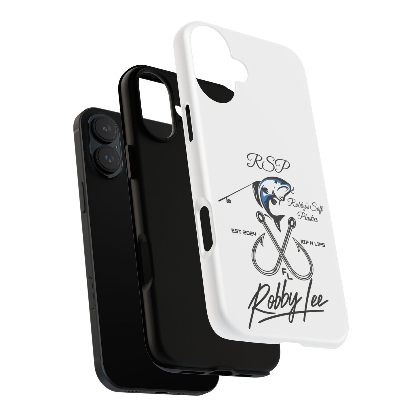 Fishing Logo Phone Case — “Robby Lee” Tough Cases Protective iPhone Cover