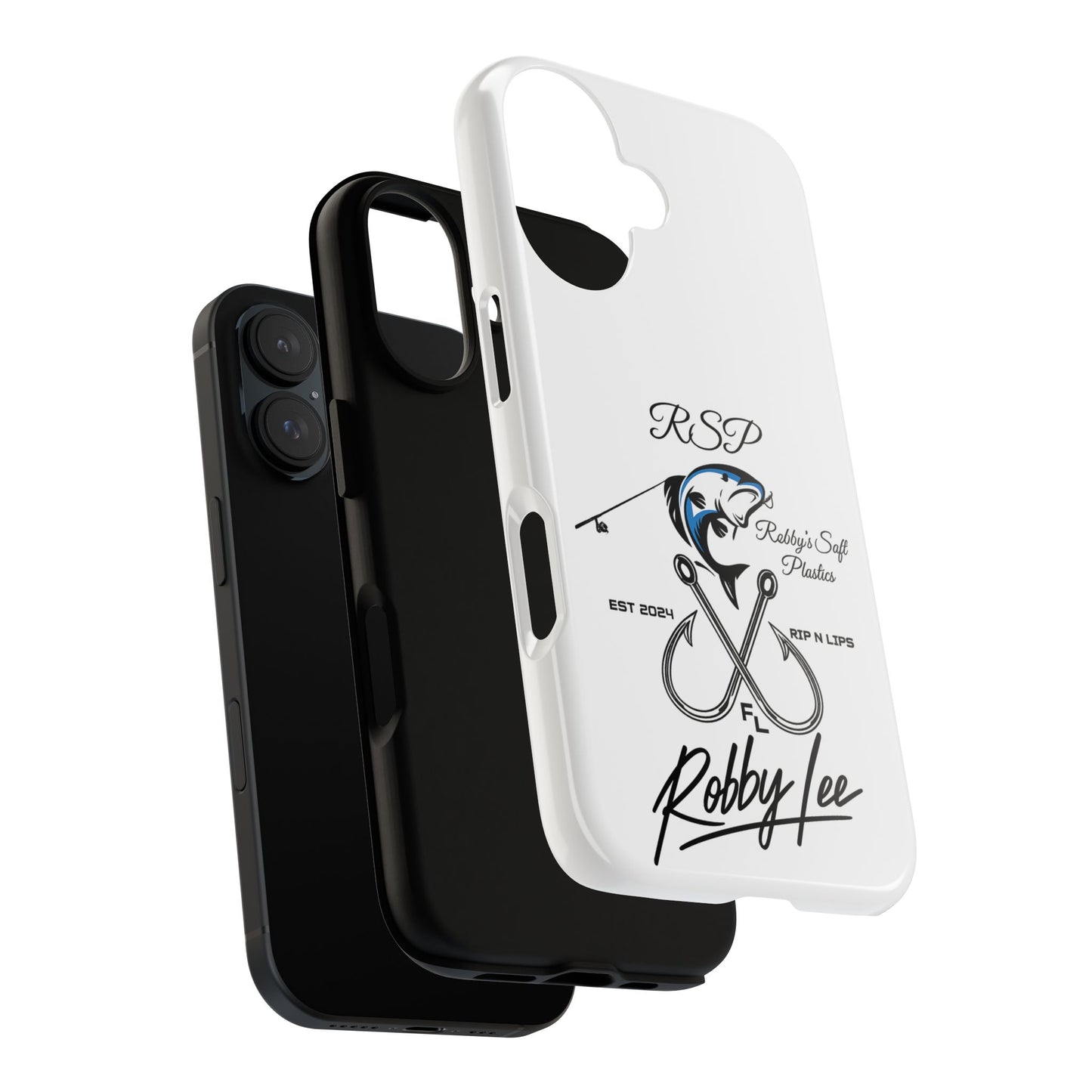 Fishing Logo Phone Case — “Robby Lee” Tough Cases Protective iPhone Cover