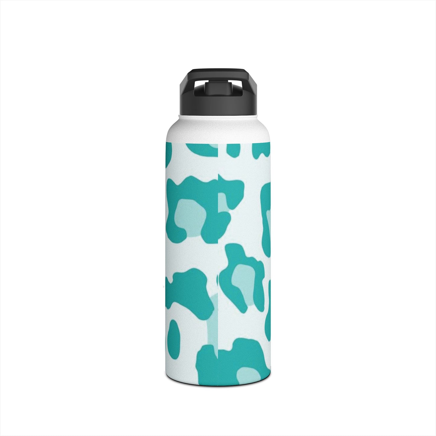 Fishing Logo Stainless Steel Water Bottle – Teal Camo RSP Design