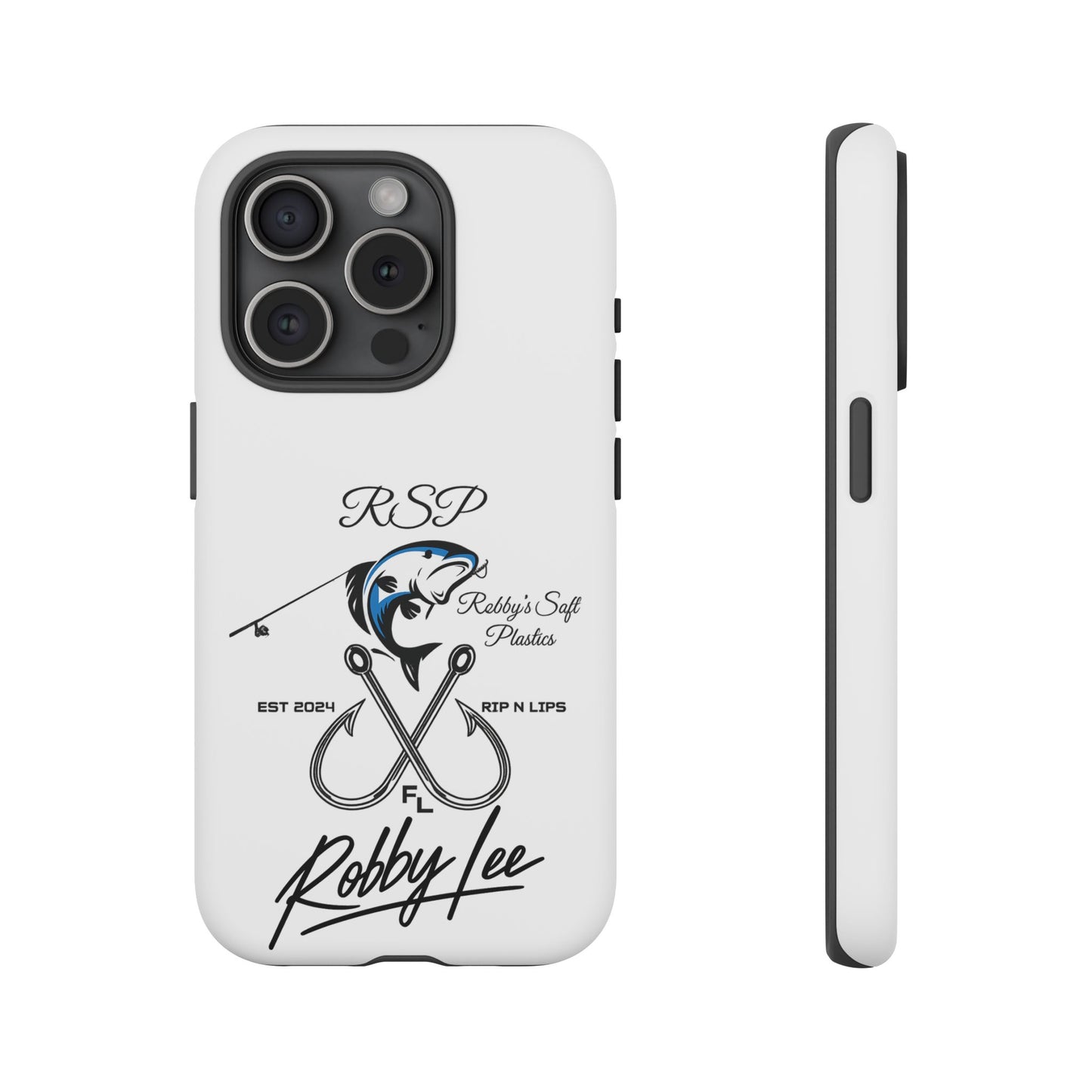 Fishing Logo Phone Case — “Robby Lee” Tough Cases Protective iPhone Cover