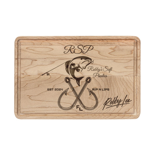 Engraved Fishing Cutting Board — Personalized Fisherman Gift