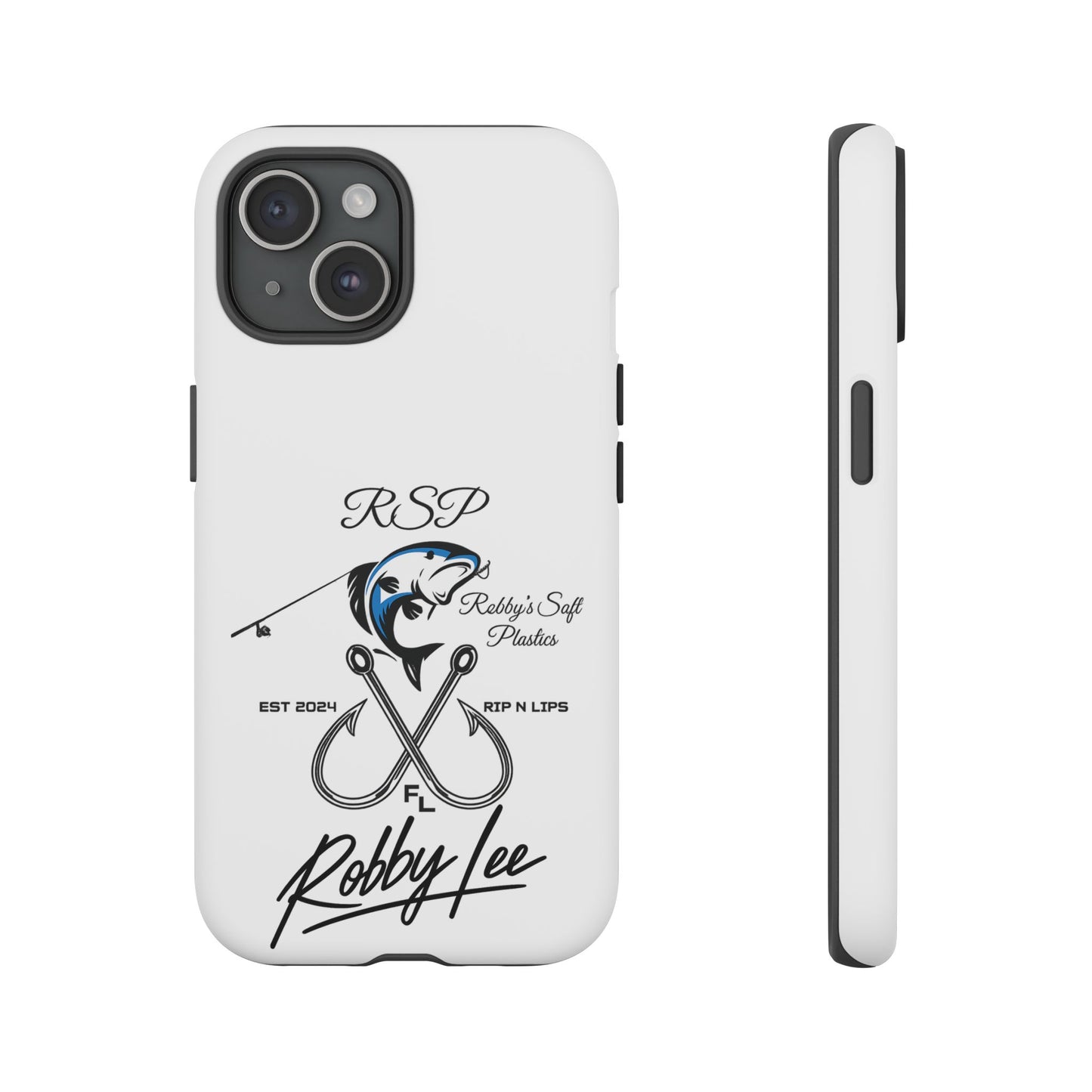 Fishing Logo Phone Case — “Robby Lee” Tough Cases Protective iPhone Cover