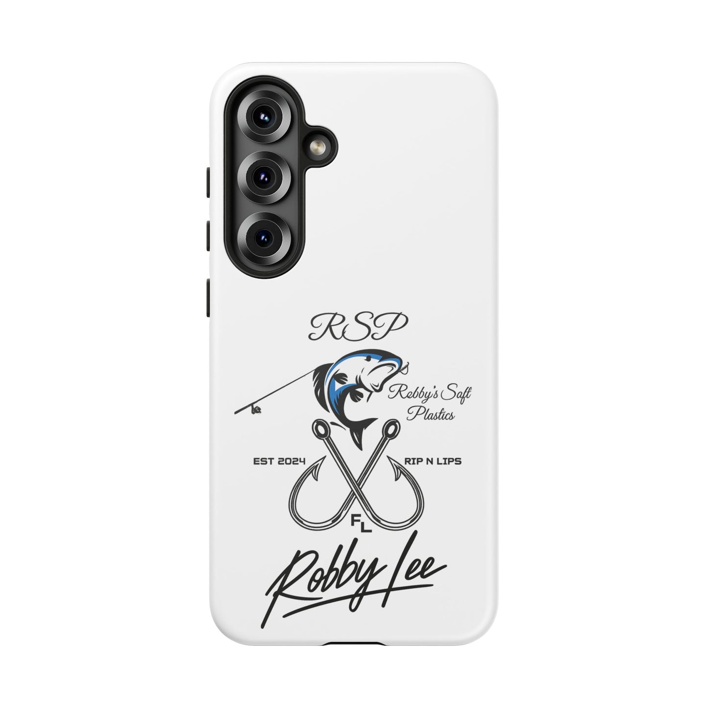 Fishing Logo Phone Case — “Robby Lee” Tough Cases Protective iPhone Cover