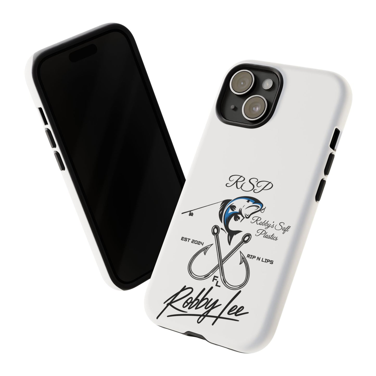 Fishing Logo Phone Case — “Robby Lee” Tough Cases Protective iPhone Cover