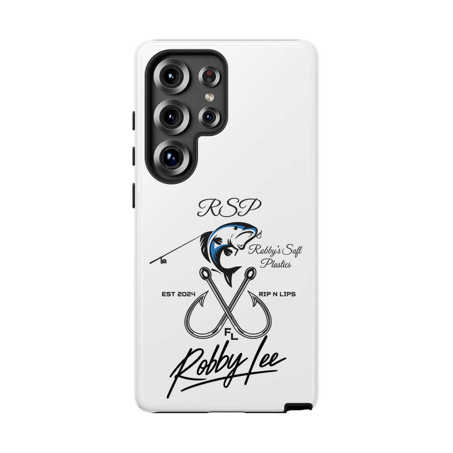 Fishing Logo Phone Case — “Robby Lee” Tough Cases Protective iPhone Cover