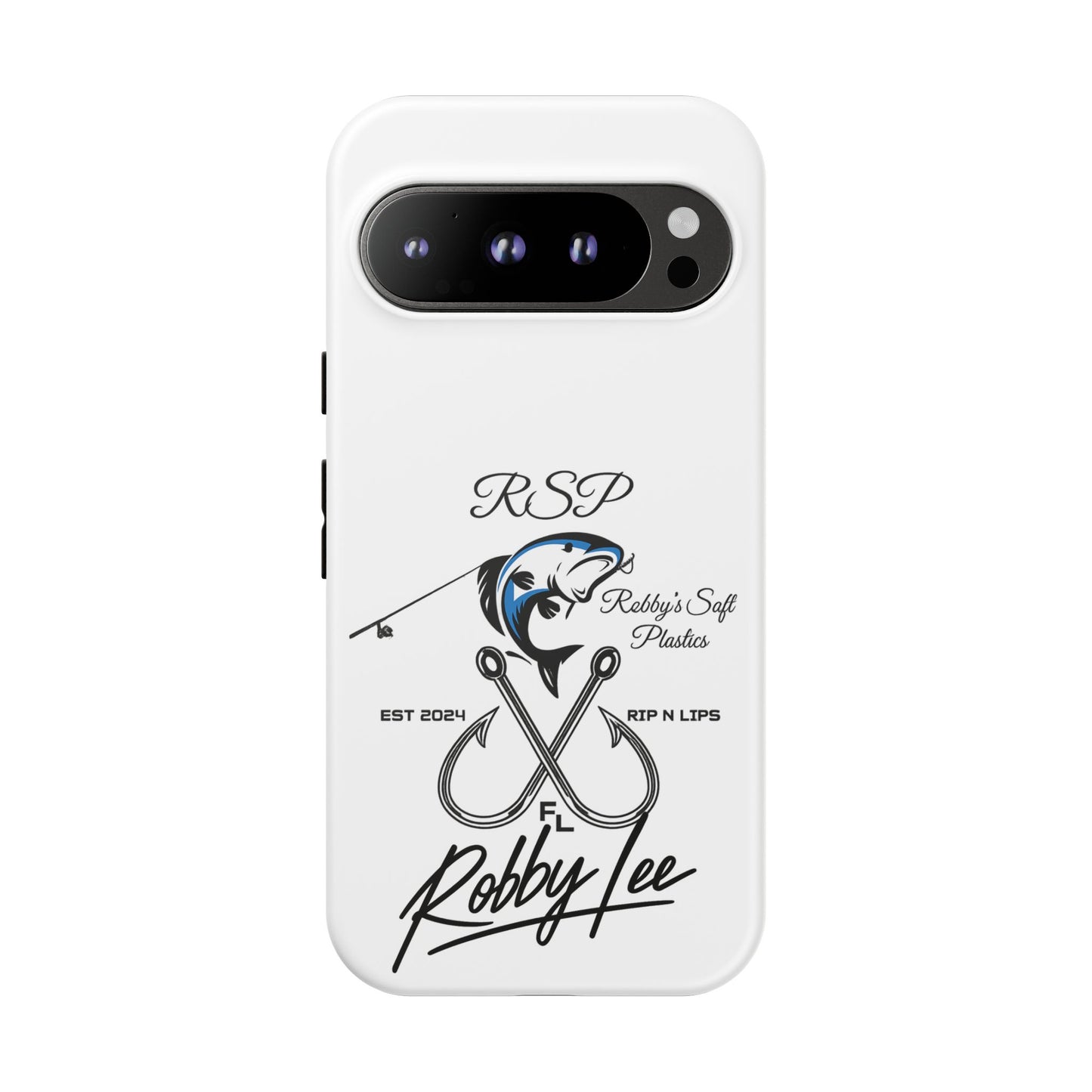 Fishing Logo Phone Case — “Robby Lee” Tough Cases Protective iPhone Cover