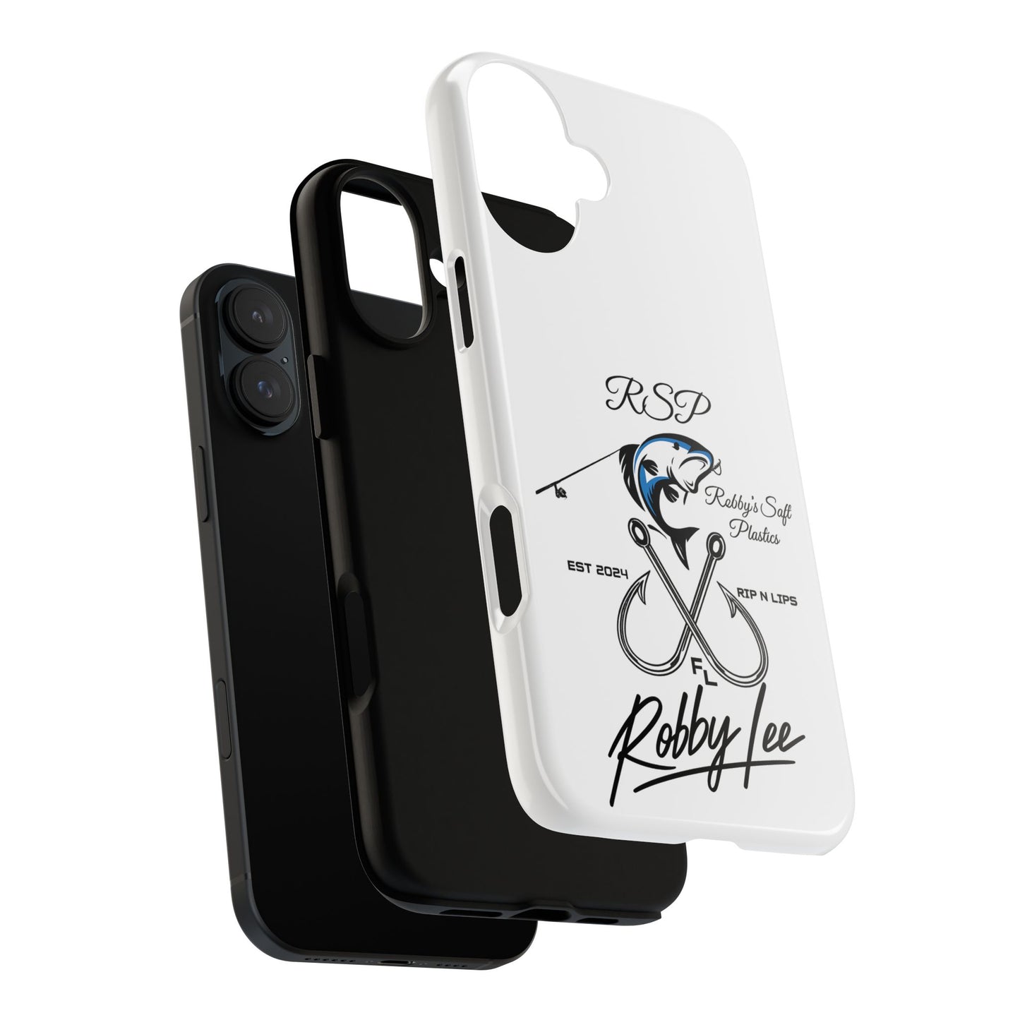 Fishing Logo Phone Case — “Robby Lee” Tough Cases Protective iPhone Cover