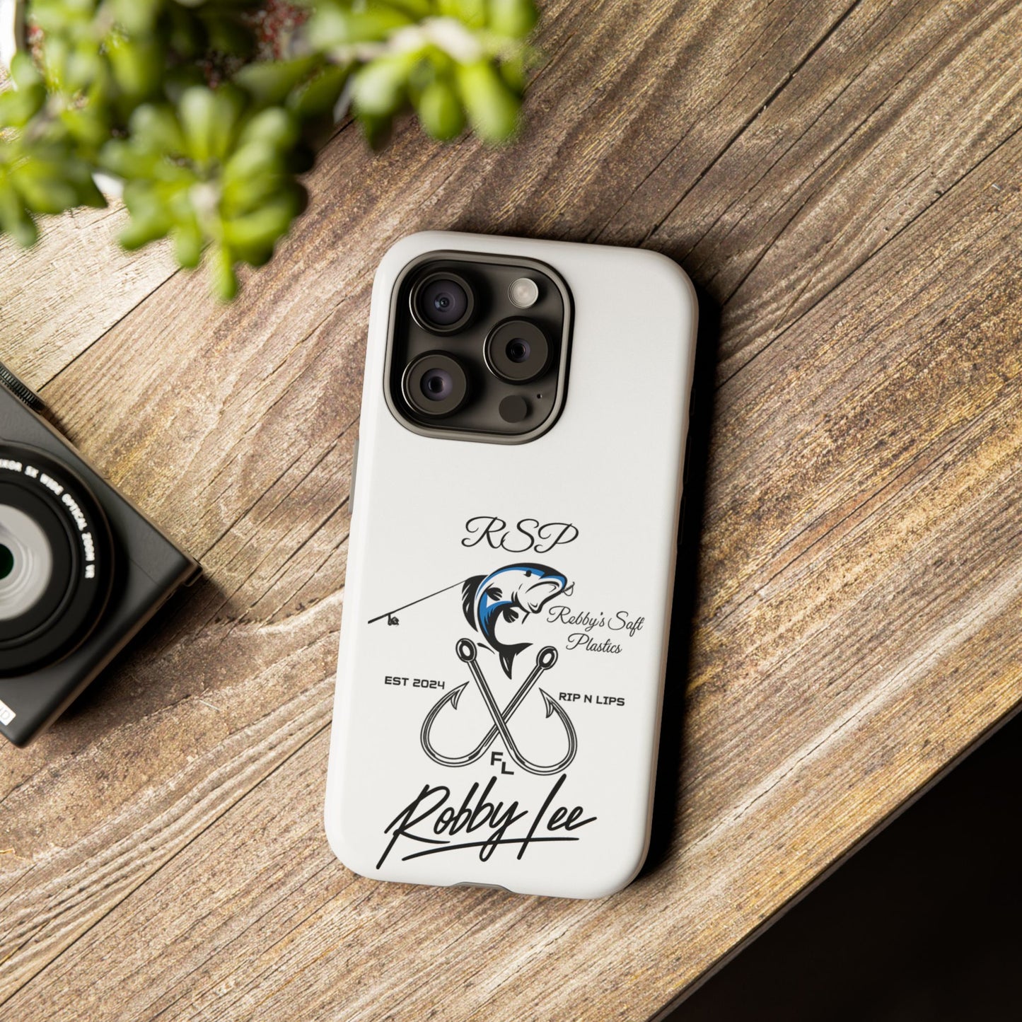 Fishing Logo Phone Case — “Robby Lee” Tough Cases Protective iPhone Cover