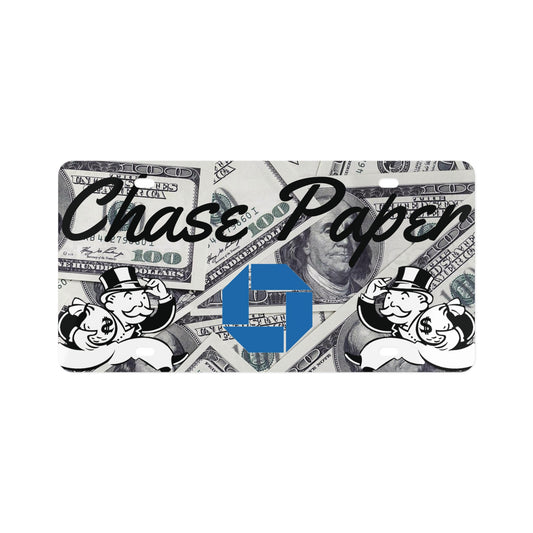 RSP Chase Paper Front License Plate
