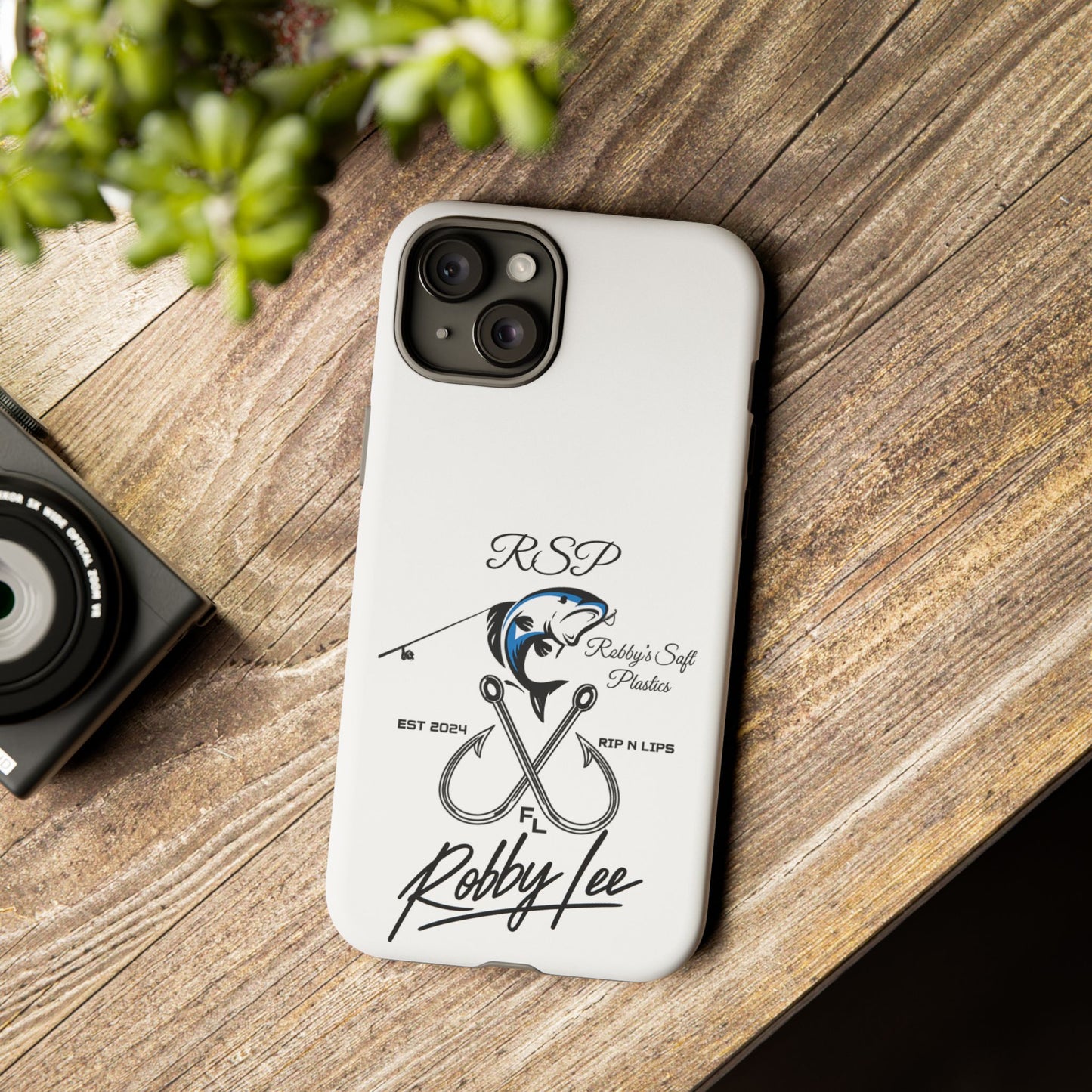 Fishing Logo Phone Case — “Robby Lee” Tough Cases Protective iPhone Cover
