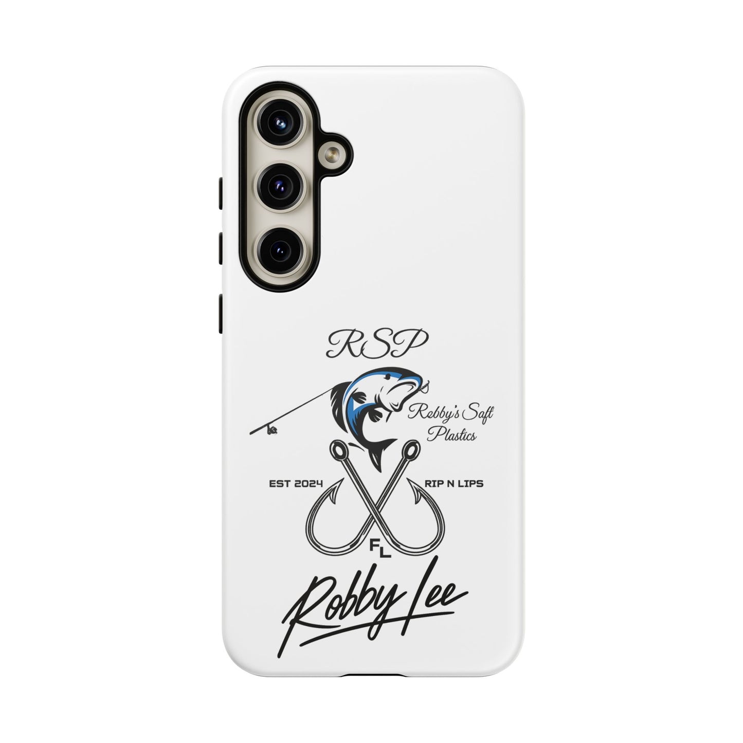 Fishing Logo Phone Case — “Robby Lee” Tough Cases Protective iPhone Cover