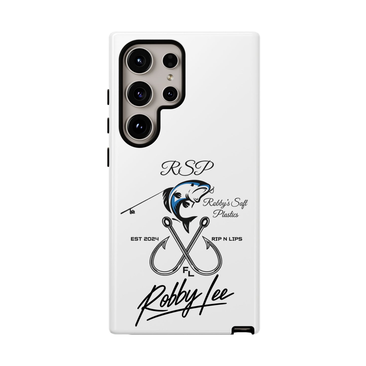 Fishing Logo Phone Case — “Robby Lee” Tough Cases Protective iPhone Cover