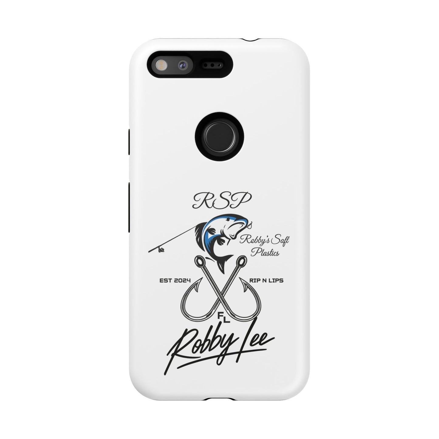 Fishing Logo Phone Case — “Robby Lee” Tough Cases Protective iPhone Cover