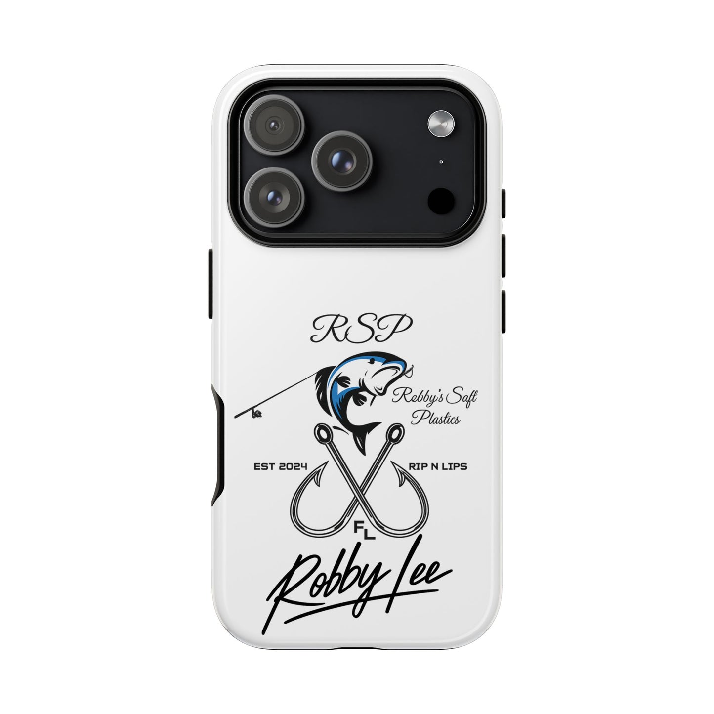 Fishing Logo Phone Case — “Robby Lee” Tough Cases Protective iPhone Cover