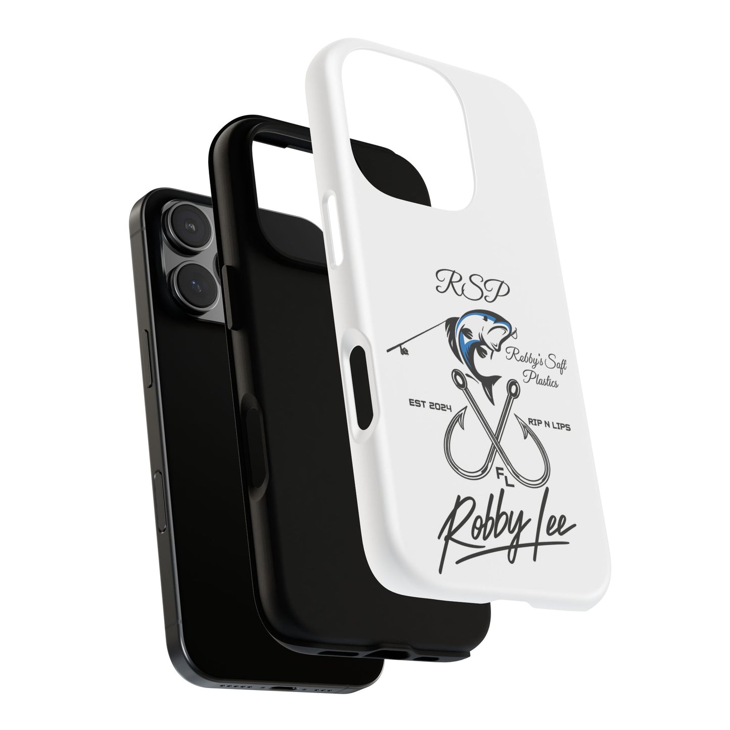 Fishing Logo Phone Case — “Robby Lee” Tough Cases Protective iPhone Cover