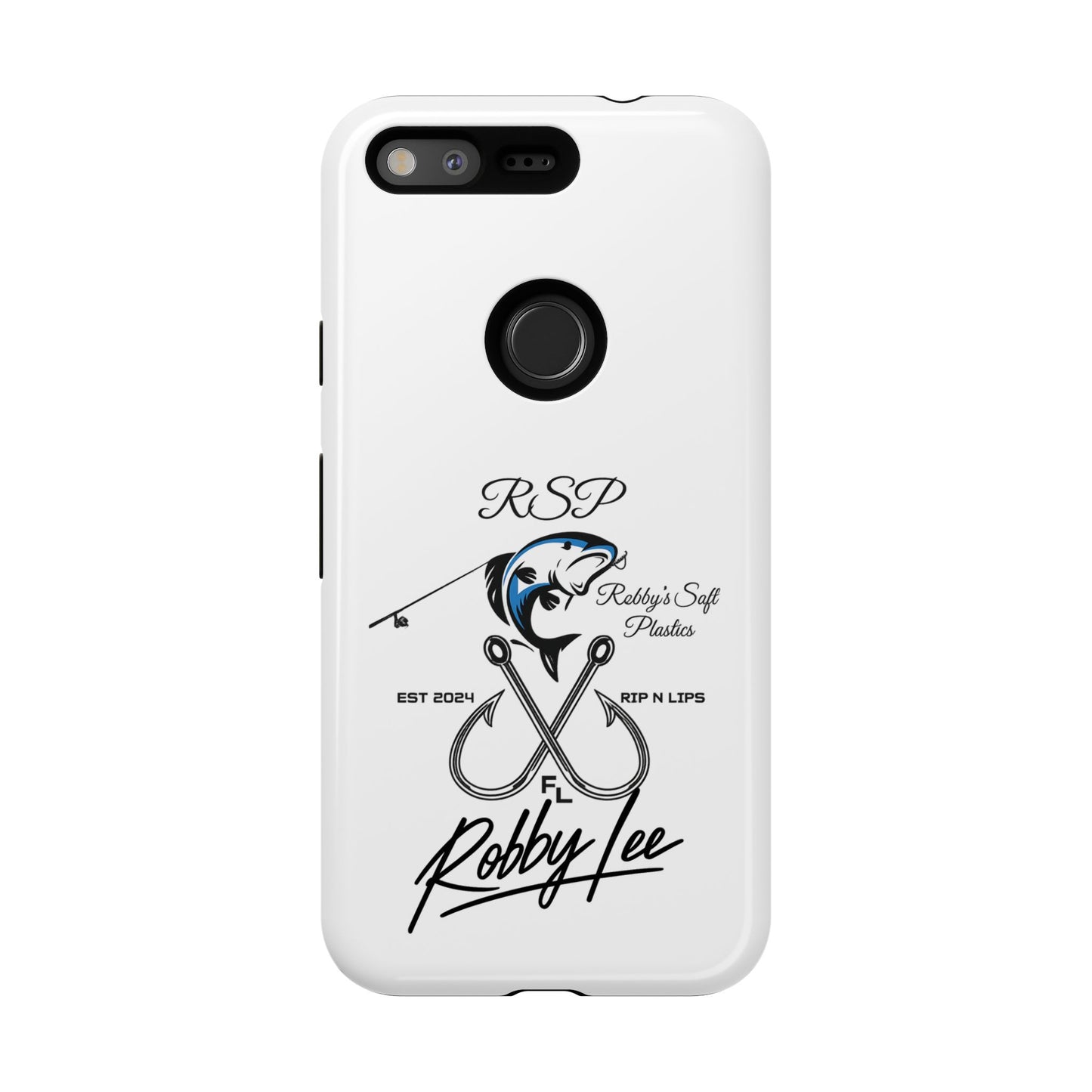 Fishing Logo Phone Case — “Robby Lee” Tough Cases Protective iPhone Cover