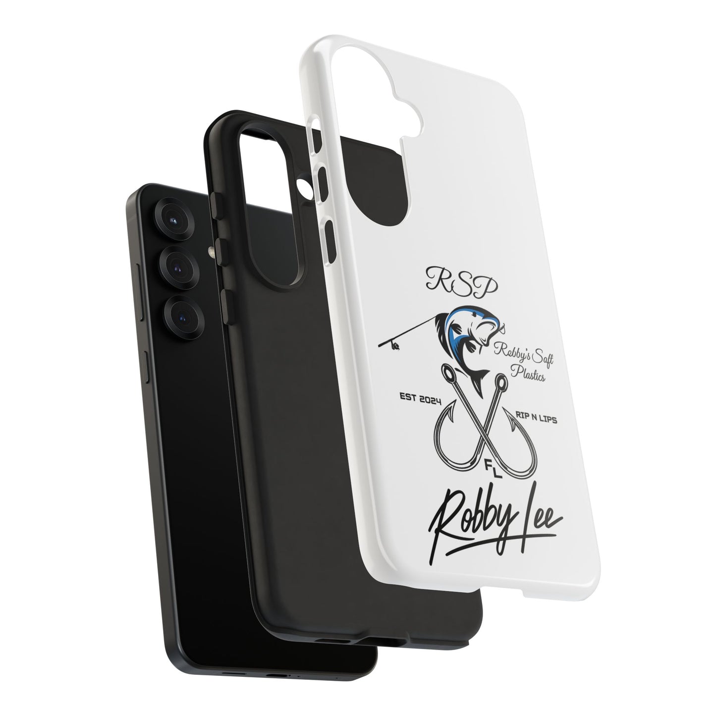 Fishing Logo Phone Case — “Robby Lee” Tough Cases Protective iPhone Cover