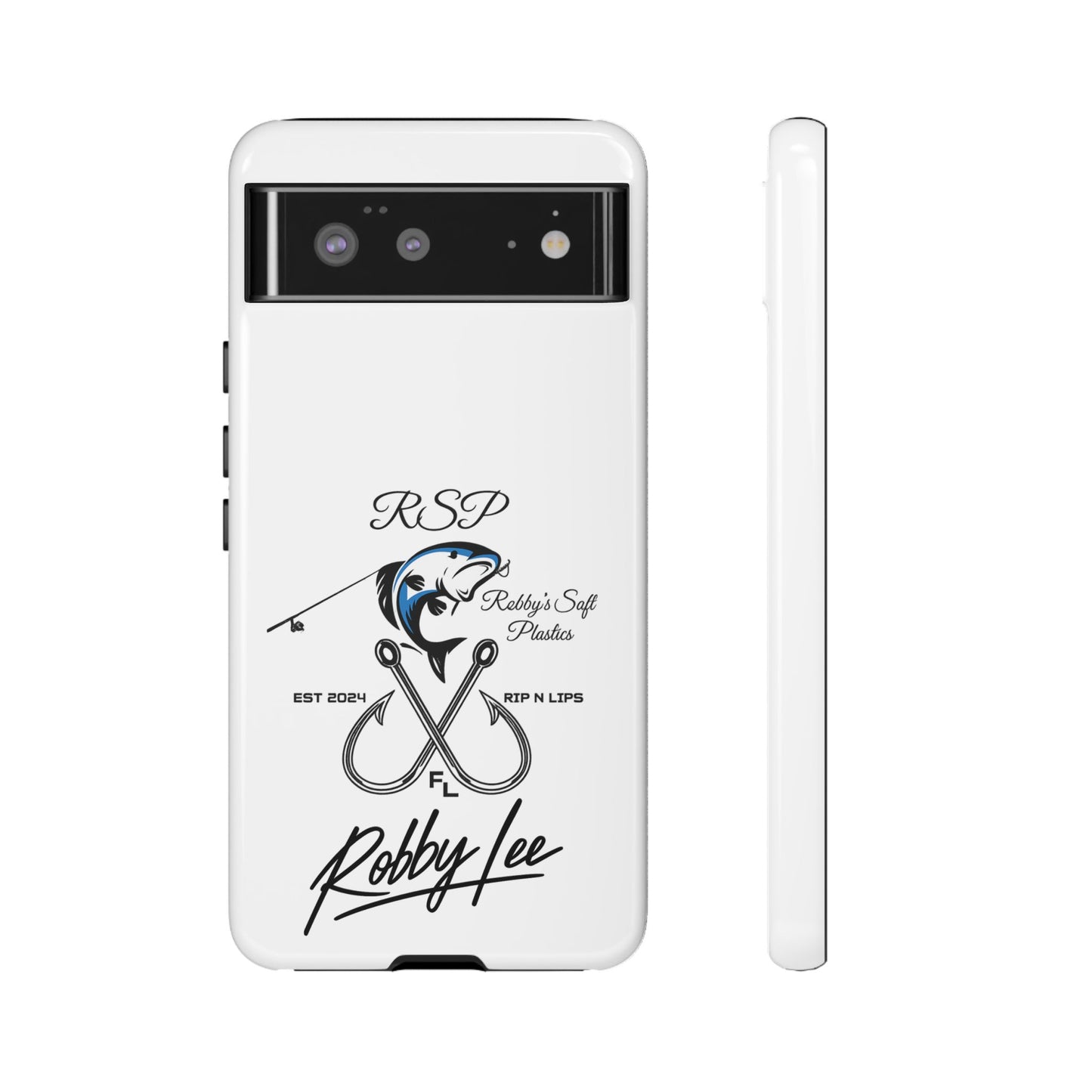 Fishing Logo Phone Case — “Robby Lee” Tough Cases Protective iPhone Cover