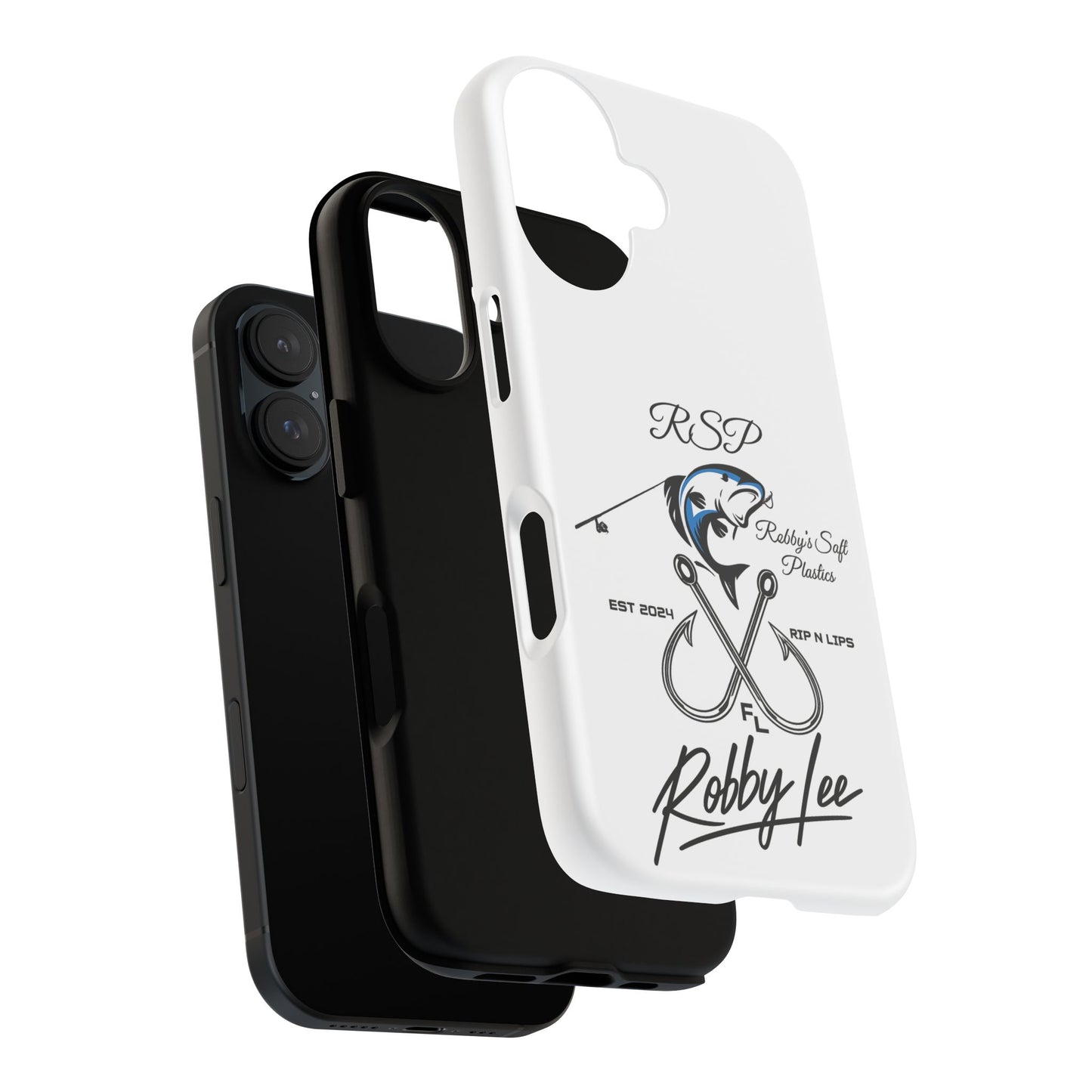 Fishing Logo Phone Case — “Robby Lee” Tough Cases Protective iPhone Cover