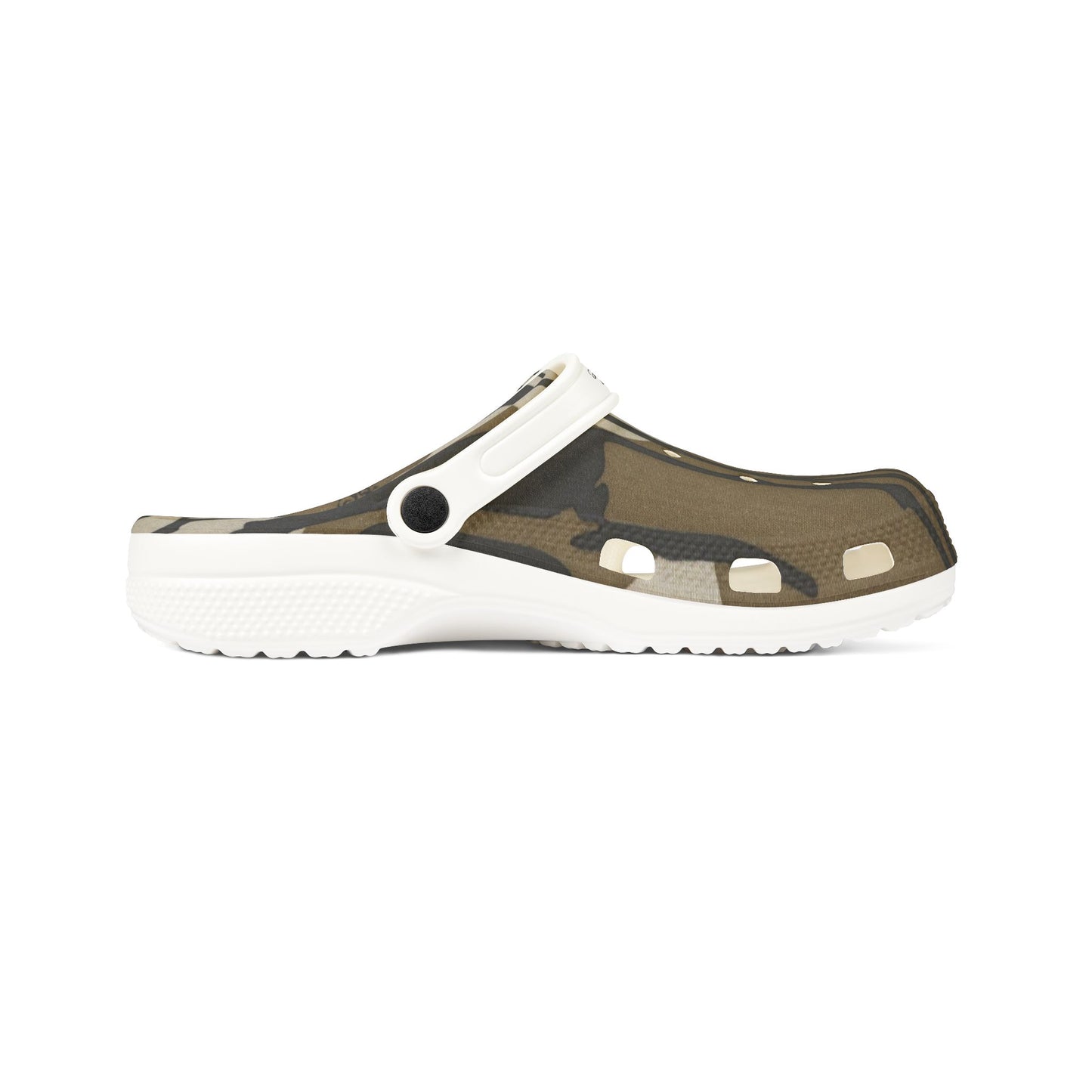 Camo "Stay Blessed" EVA Foam Clogs — Lightweight Slip-On Shoes