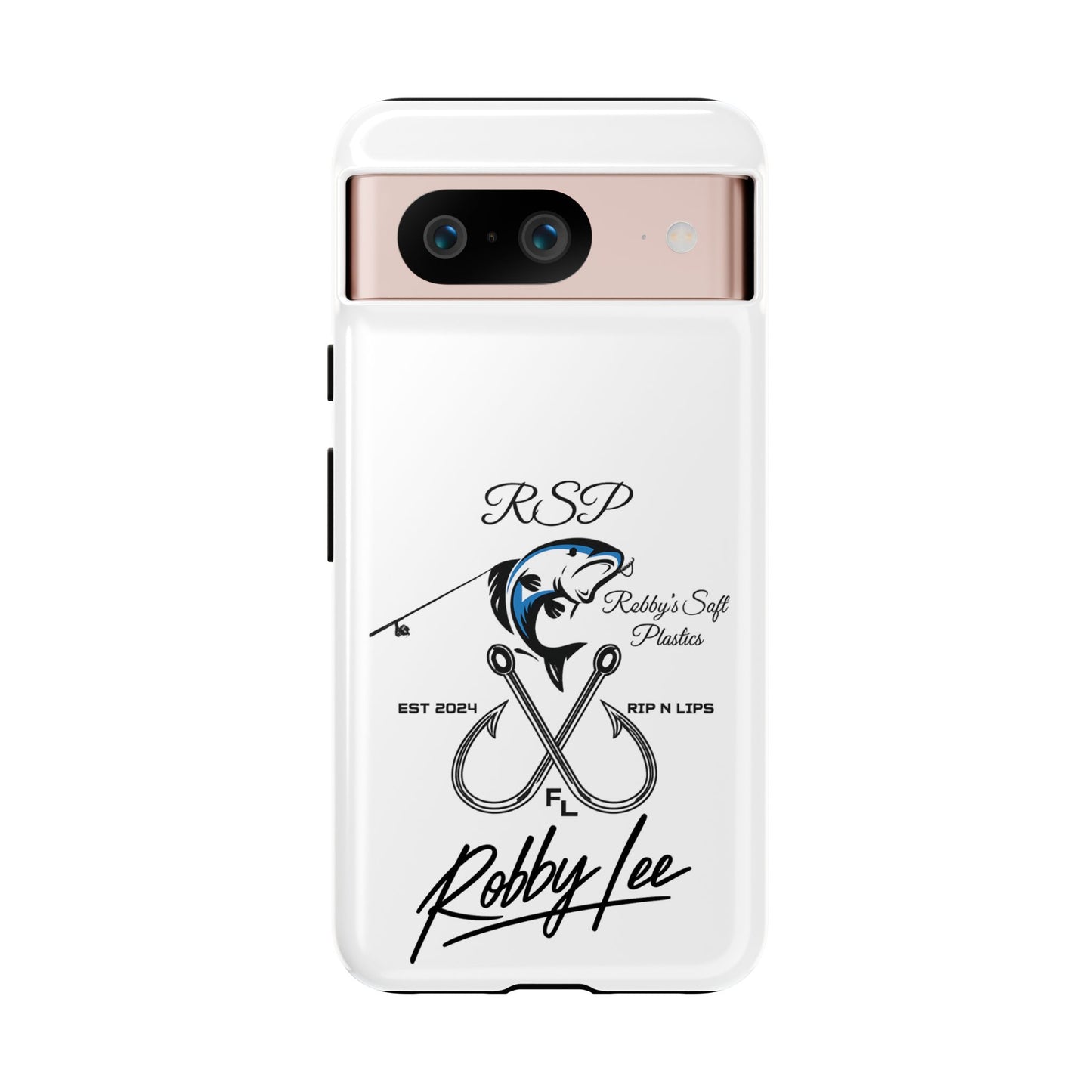 Fishing Logo Phone Case — “Robby Lee” Tough Cases Protective iPhone Cover