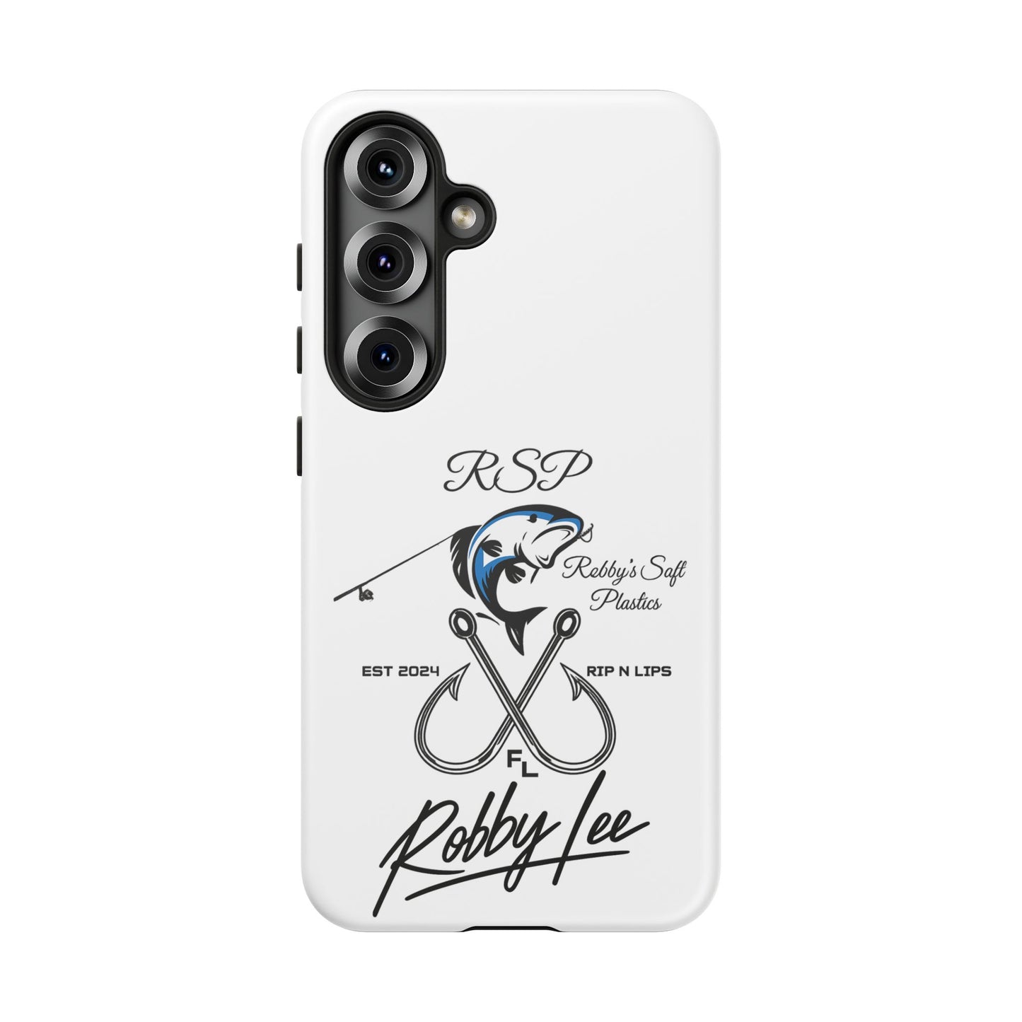 Fishing Logo Phone Case — “Robby Lee” Tough Cases Protective iPhone Cover