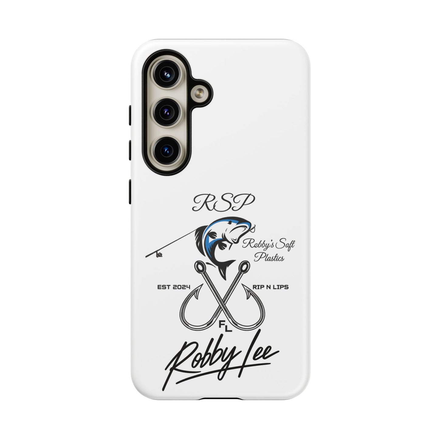 Fishing Logo Phone Case — “Robby Lee” Tough Cases Protective iPhone Cover