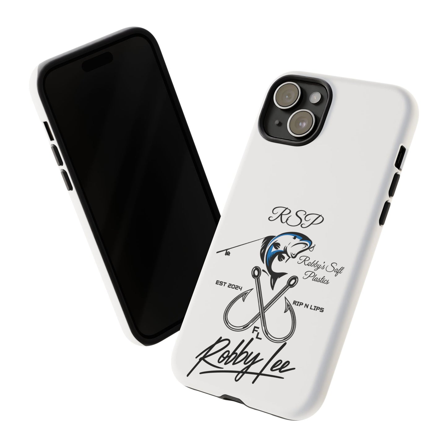 Fishing Logo Phone Case — “Robby Lee” Tough Cases Protective iPhone Cover