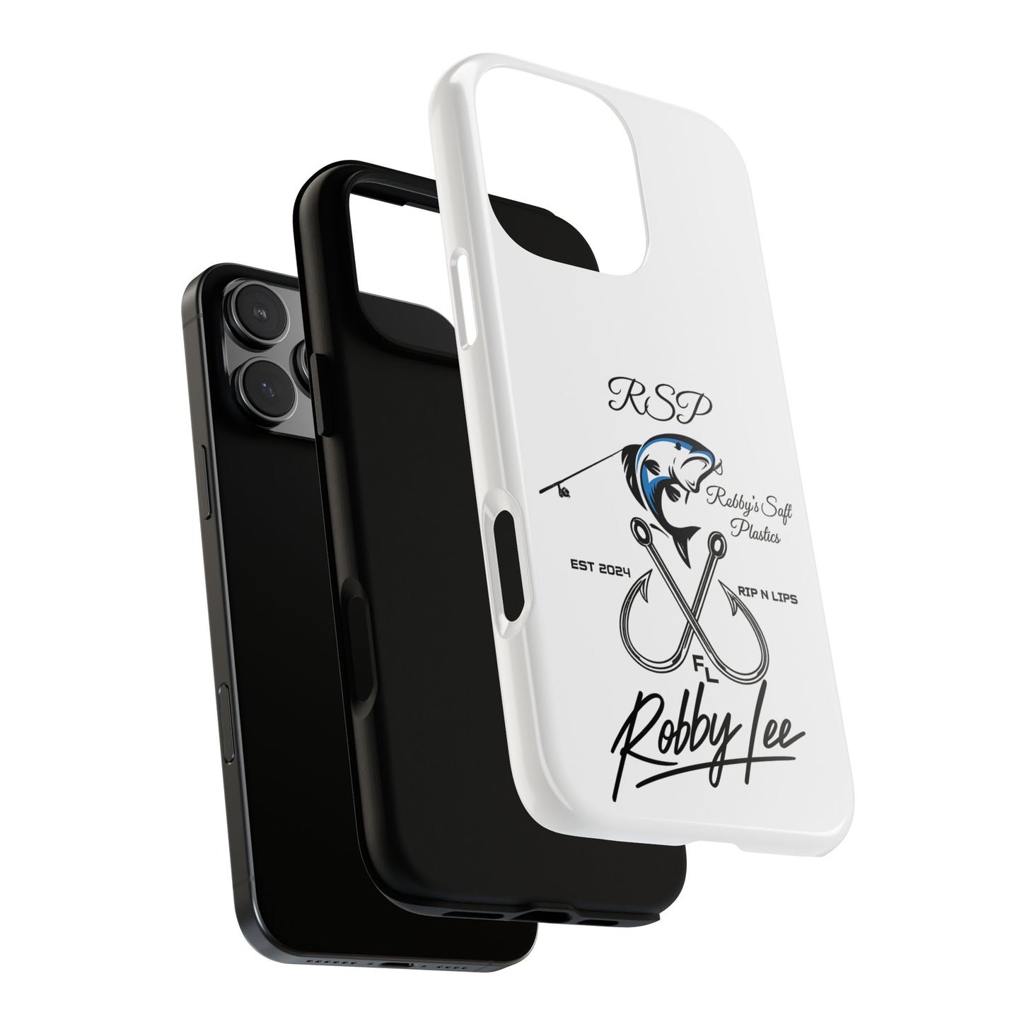 Fishing Logo Phone Case — “Robby Lee” Tough Cases Protective iPhone Cover