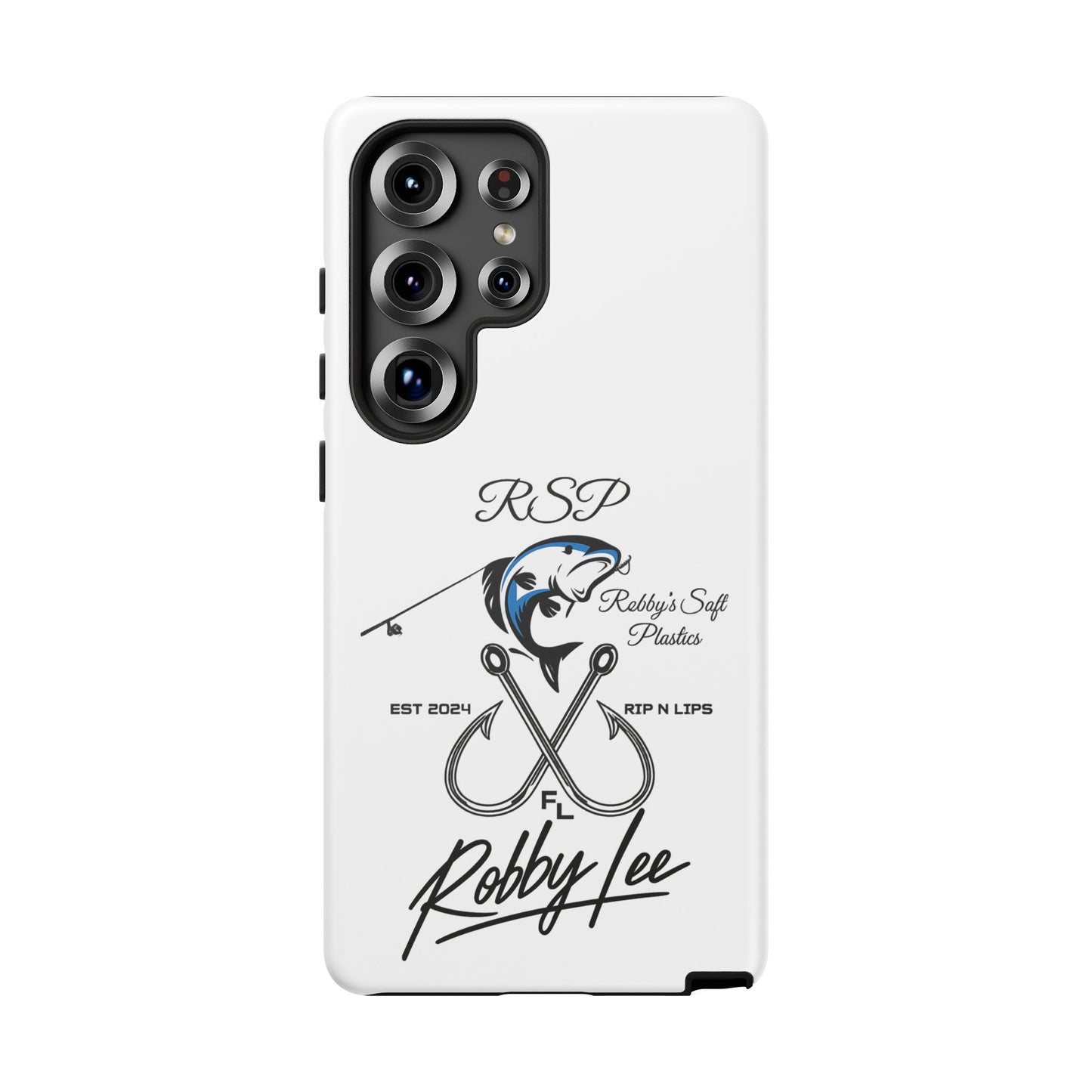 Fishing Logo Phone Case — “Robby Lee” Tough Cases Protective iPhone Cover