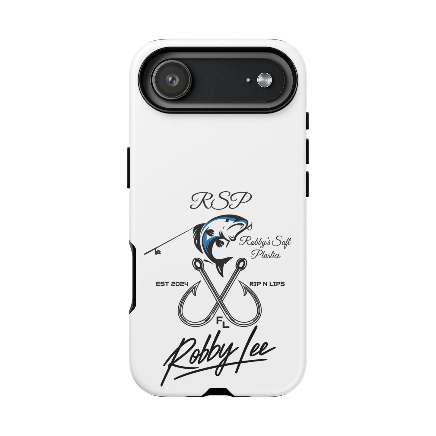 Fishing Logo Phone Case — “Robby Lee” Tough Cases Protective iPhone Cover