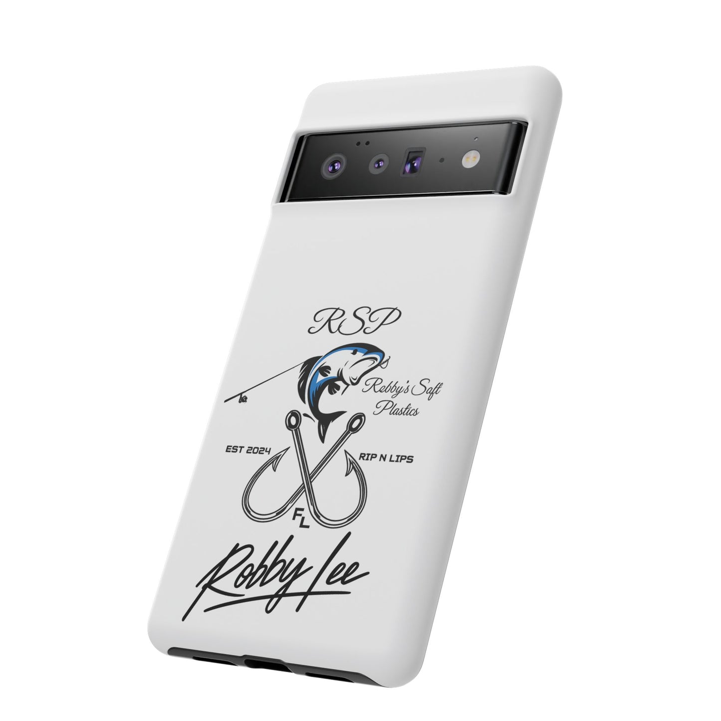 Fishing Logo Phone Case — “Robby Lee” Tough Cases Protective iPhone Cover